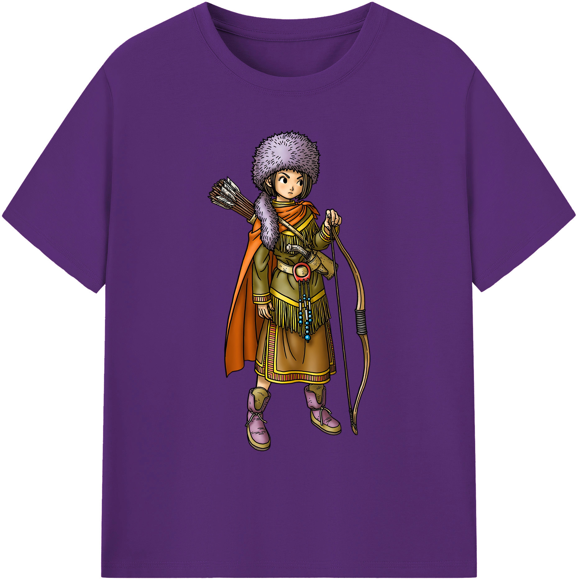（画像用） ドラゴンクエスト Doragon Kuesuto Dragon Quest 綿100％ メンズ半袖Tシャツ｜肌触りやわらか＆通気性