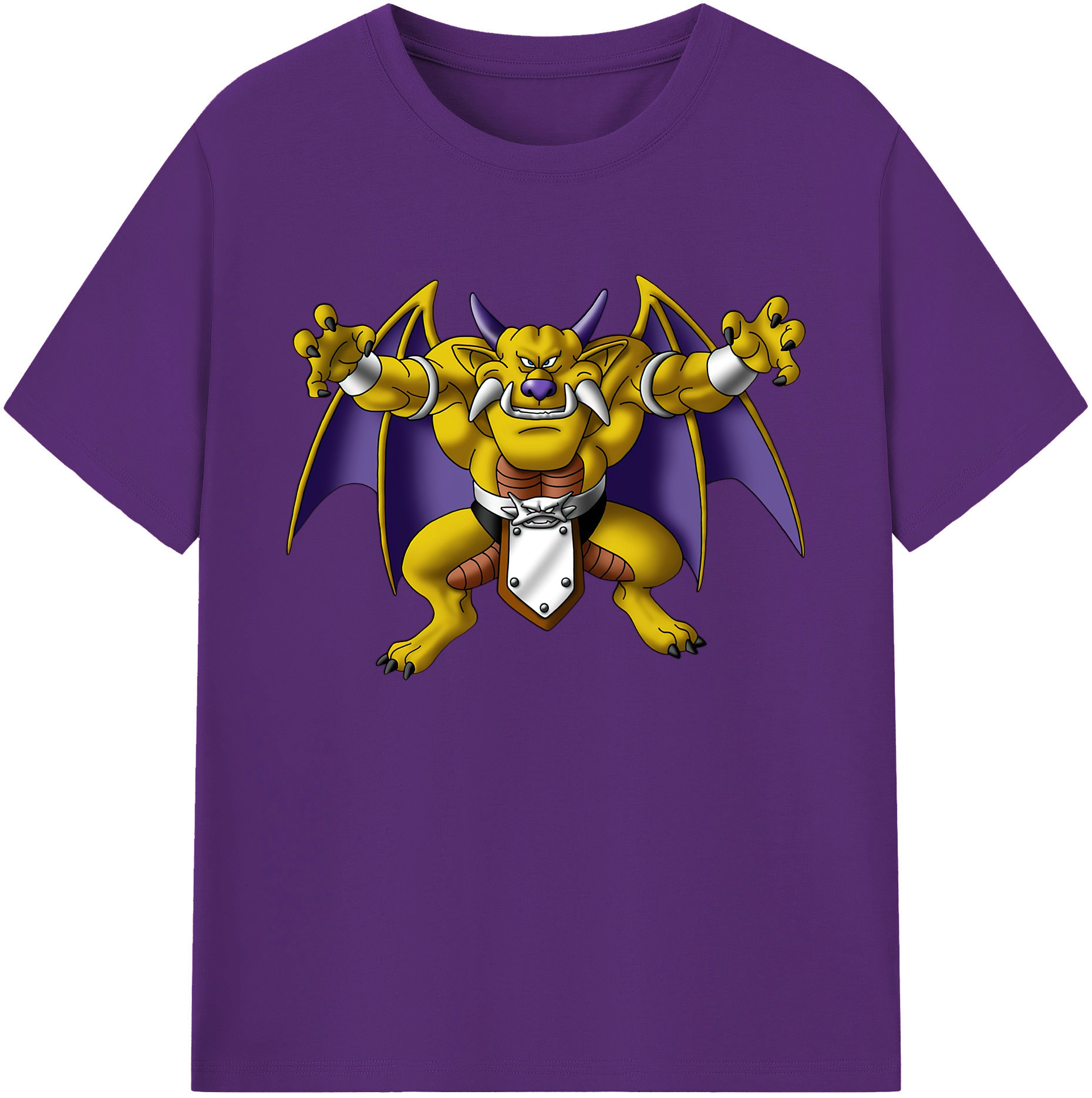 （画像用） ドラゴンクエスト Doragon Kuesuto Dragon Quest 綿100％ メンズ半袖Tシャツ｜肌触りやわらか＆通気性