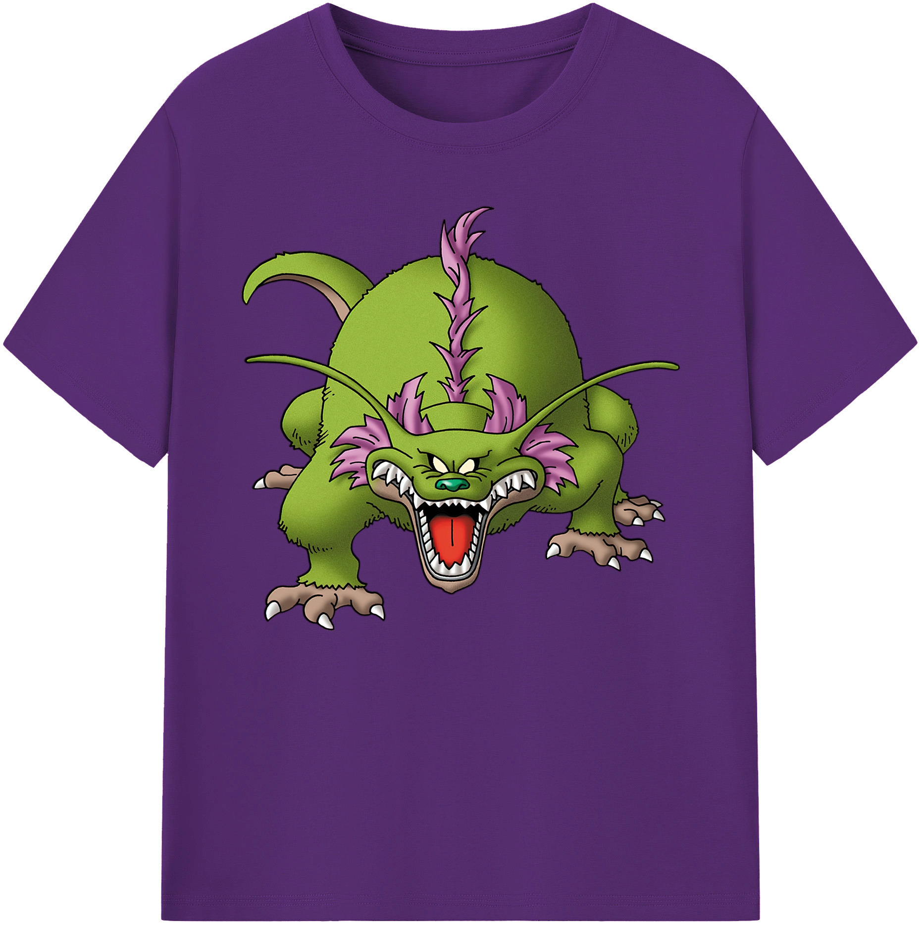 （画像用） ドラゴンクエスト Doragon Kuesuto Dragon Quest 綿100％ メンズ半袖Tシャツ｜肌触りやわらか＆通気性