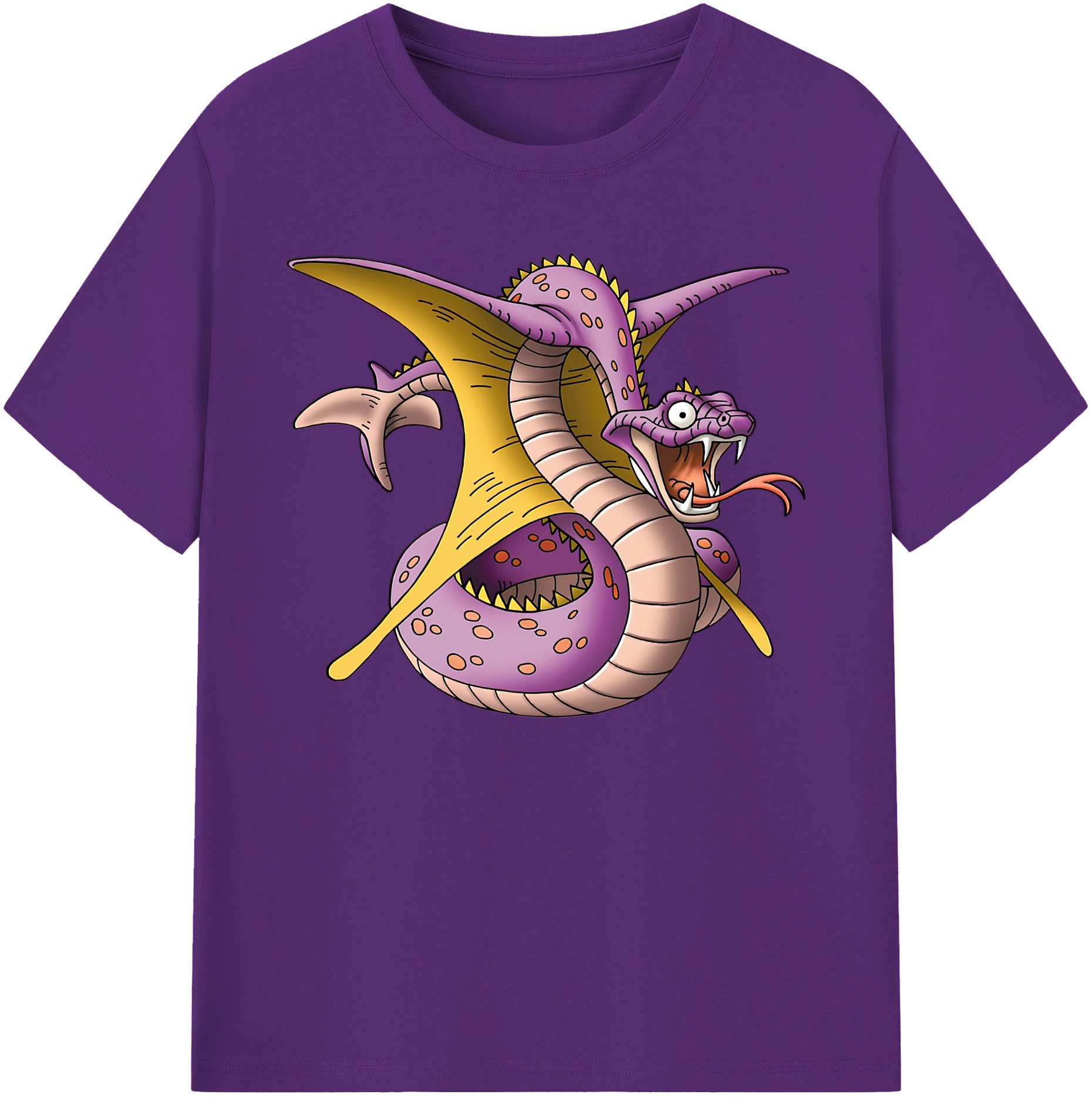 （画像用） ドラゴンクエスト Doragon Kuesuto Dragon Quest 綿100％ メンズ半袖Tシャツ｜肌触りやわらか＆通気性