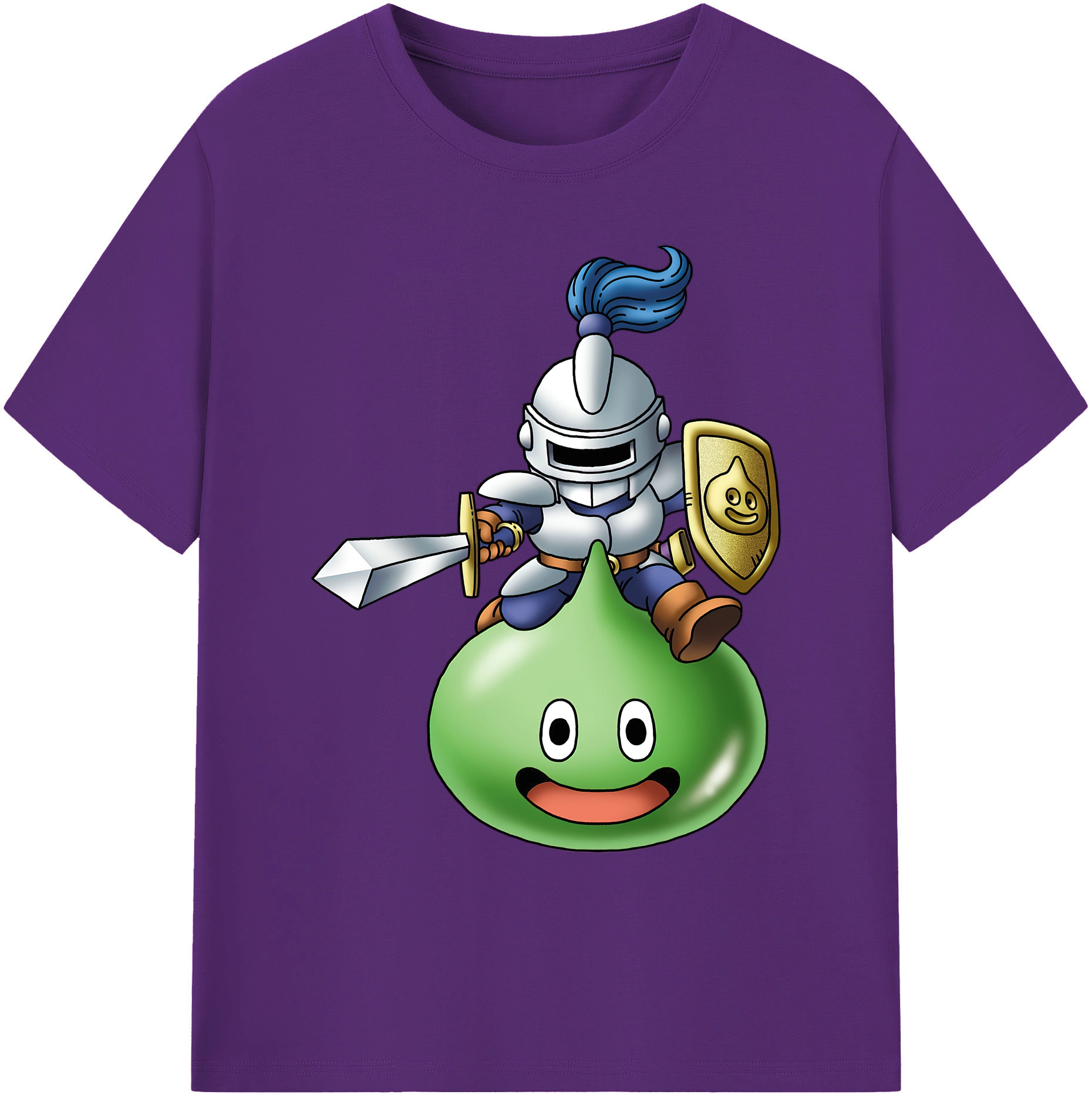 （画像用） ドラゴンクエスト Doragon Kuesuto Dragon Quest 綿100％ メンズ半袖Tシャツ｜肌触りやわらか＆通気性