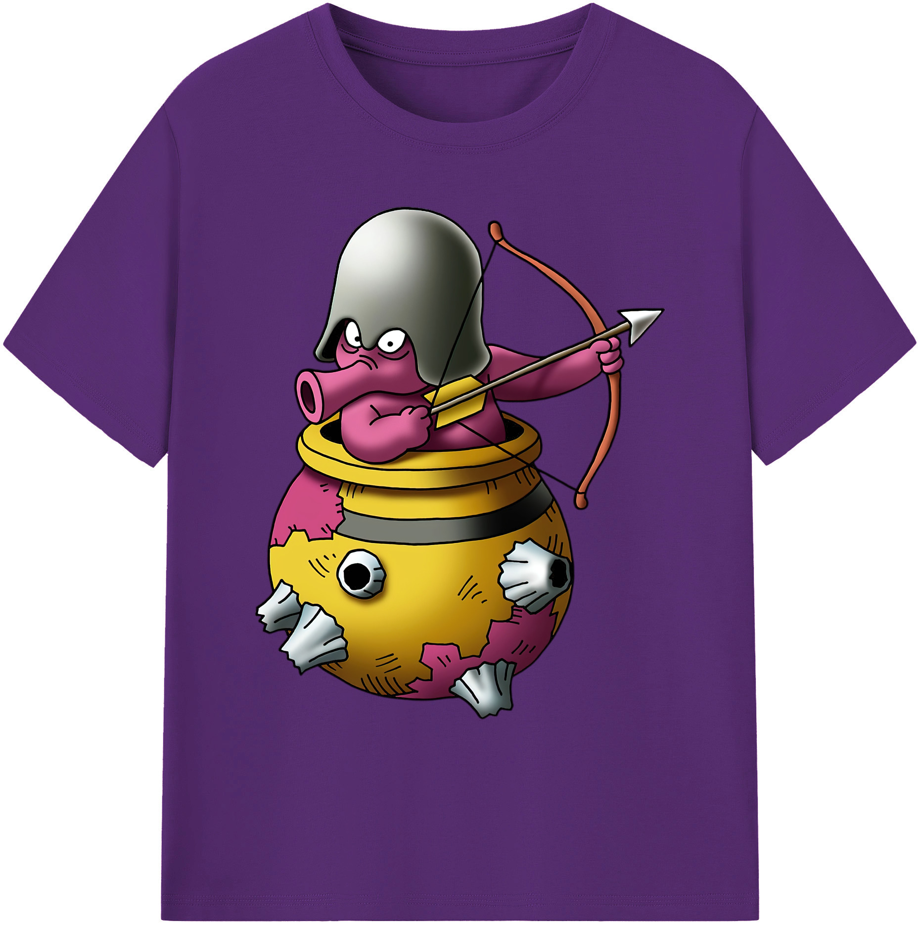 （画像用） ドラゴンクエスト Doragon Kuesuto Dragon Quest 綿100％ メンズ半袖Tシャツ｜肌触りやわらか＆通気性