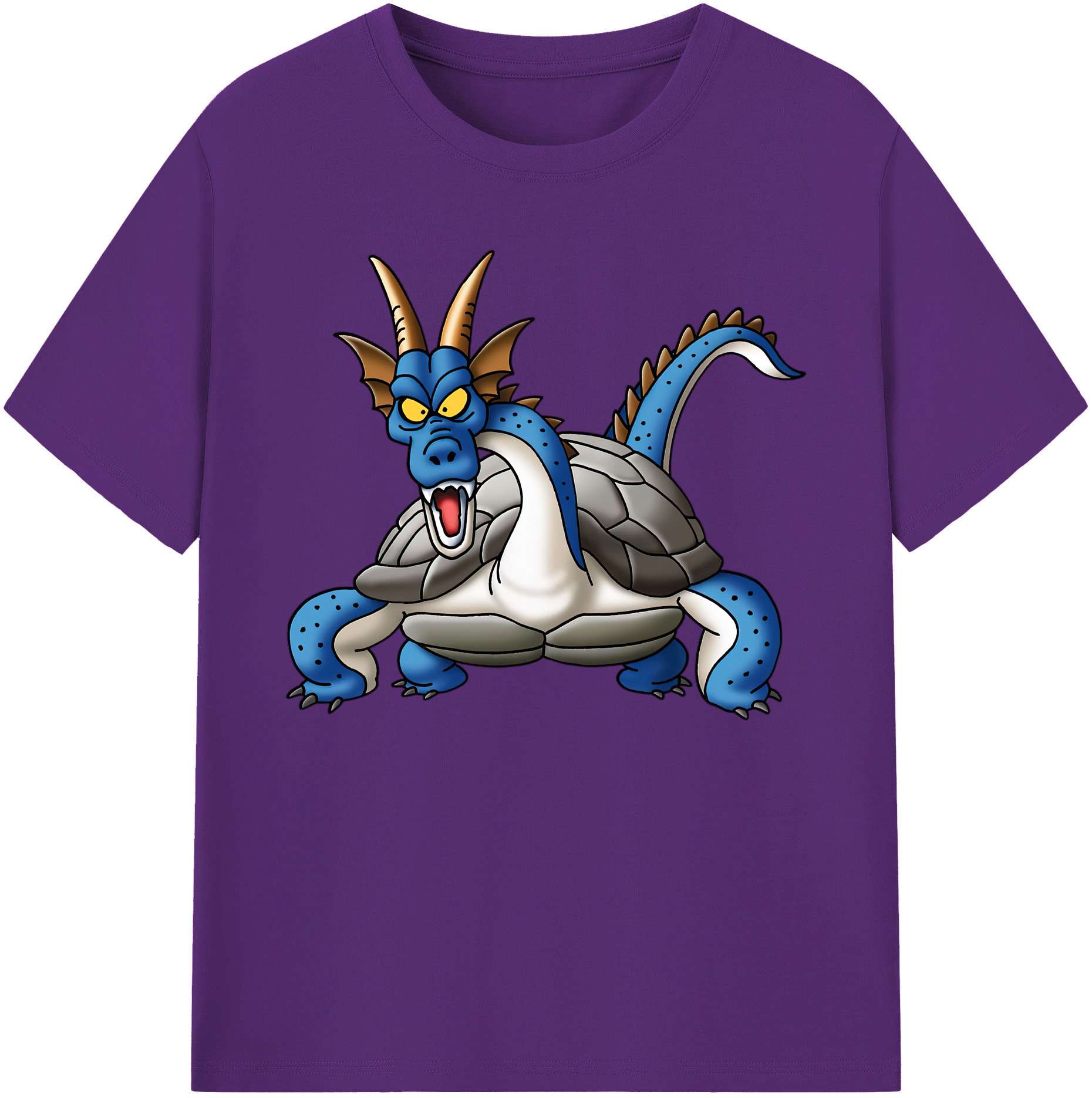 （画像用） ドラゴンクエスト Doragon Kuesuto Dragon Quest 綿100％ メンズ半袖Tシャツ｜肌触りやわらか＆通気性