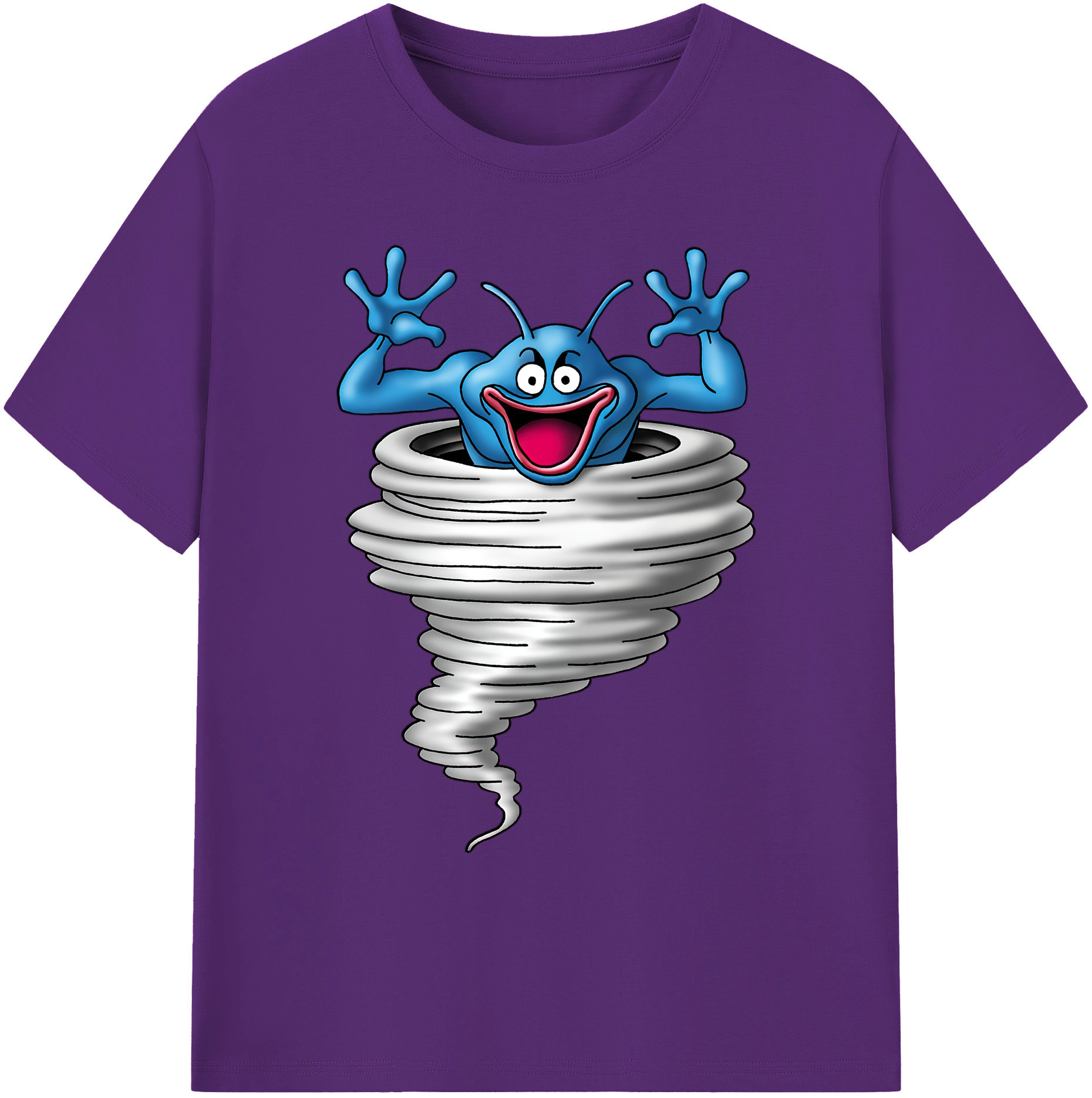 （画像用） ドラゴンクエスト Doragon Kuesuto Dragon Quest 綿100％ メンズ半袖Tシャツ｜肌触りやわらか＆通気性