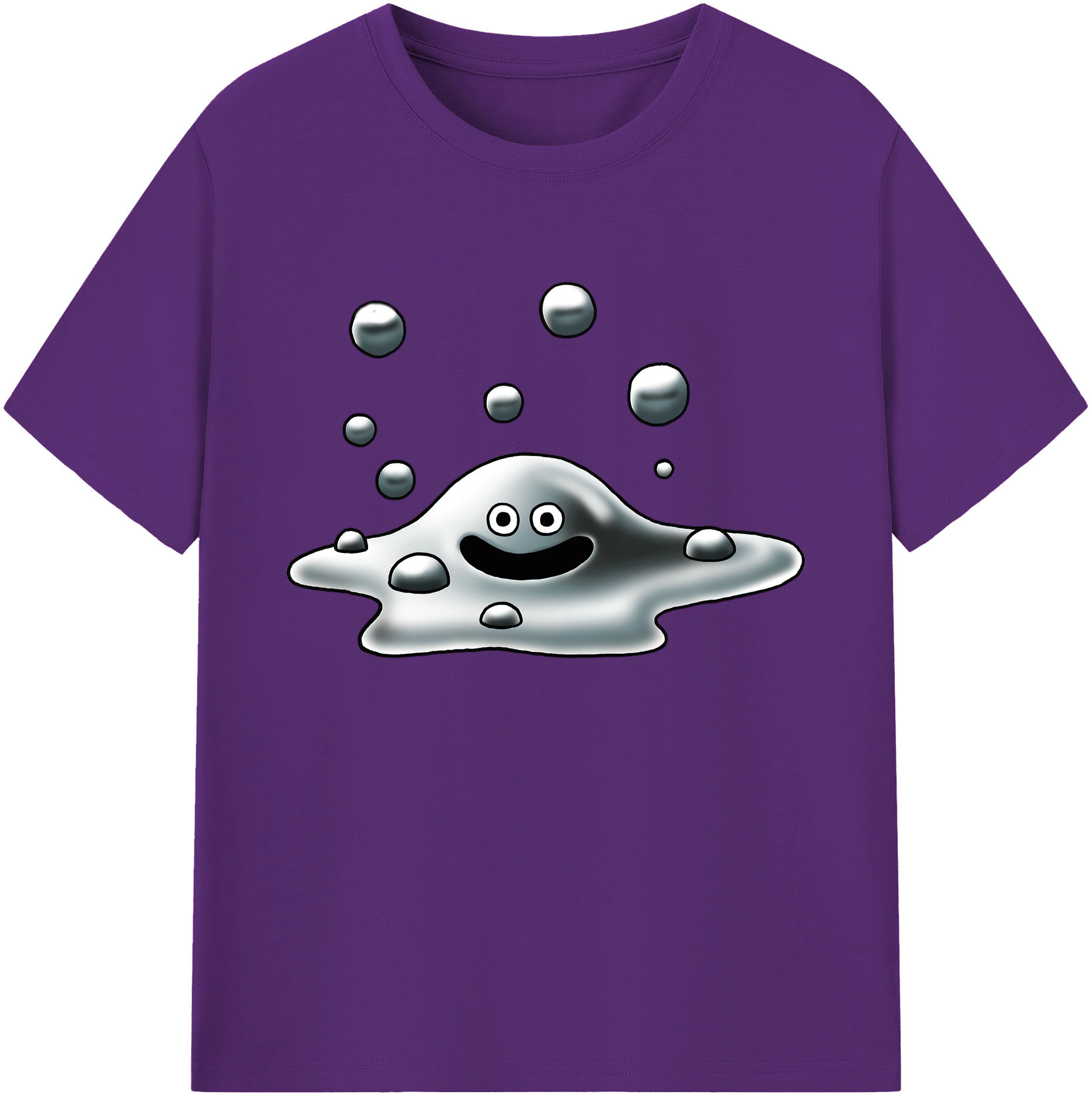 （画像用） ドラゴンクエスト Doragon Kuesuto Dragon Quest 綿100％ メンズ半袖Tシャツ｜肌触りやわらか＆通気性