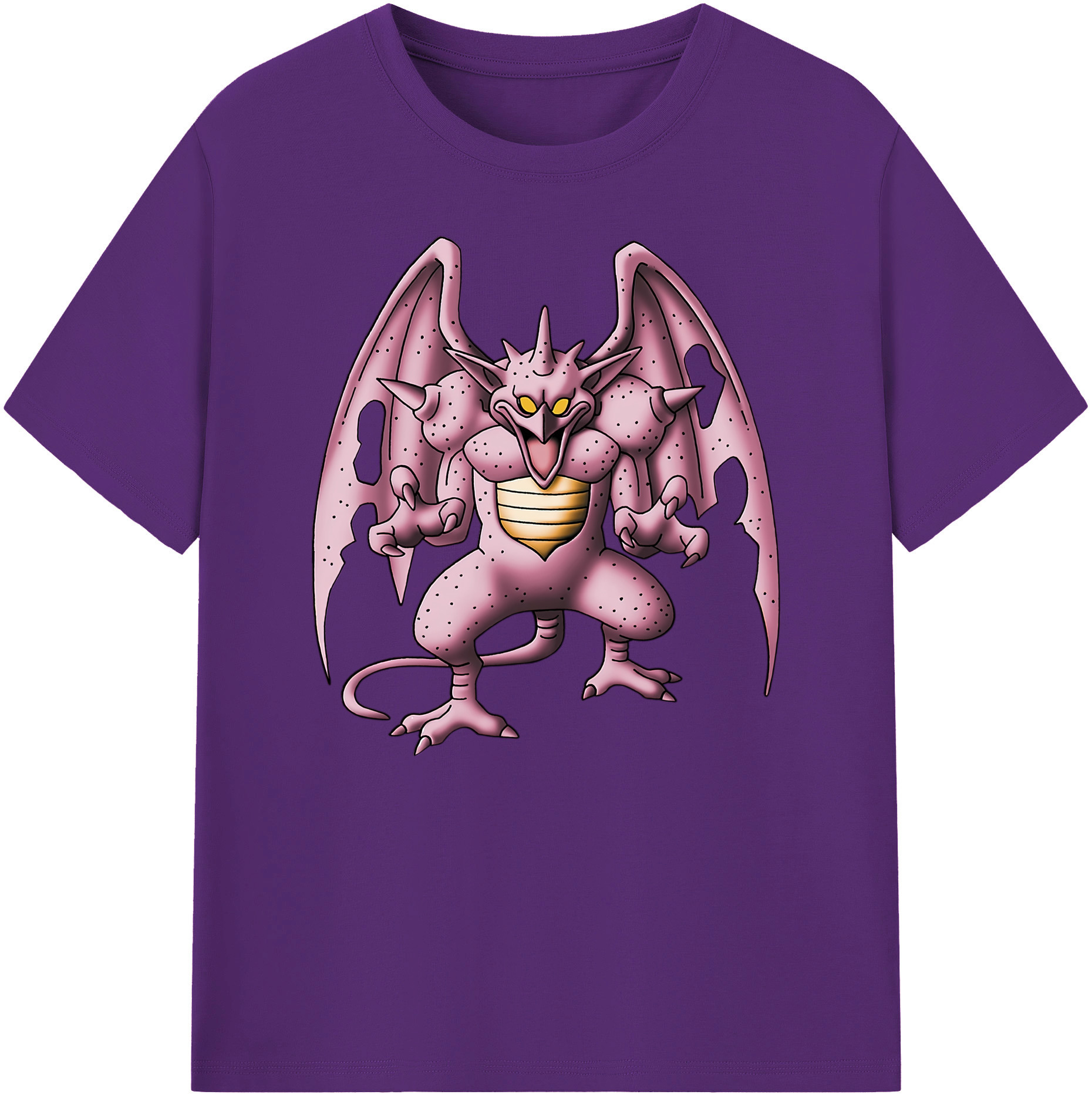 （画像用） ドラゴンクエスト Doragon Kuesuto Dragon Quest 綿100％ メンズ半袖Tシャツ｜肌触りやわらか＆通気性
