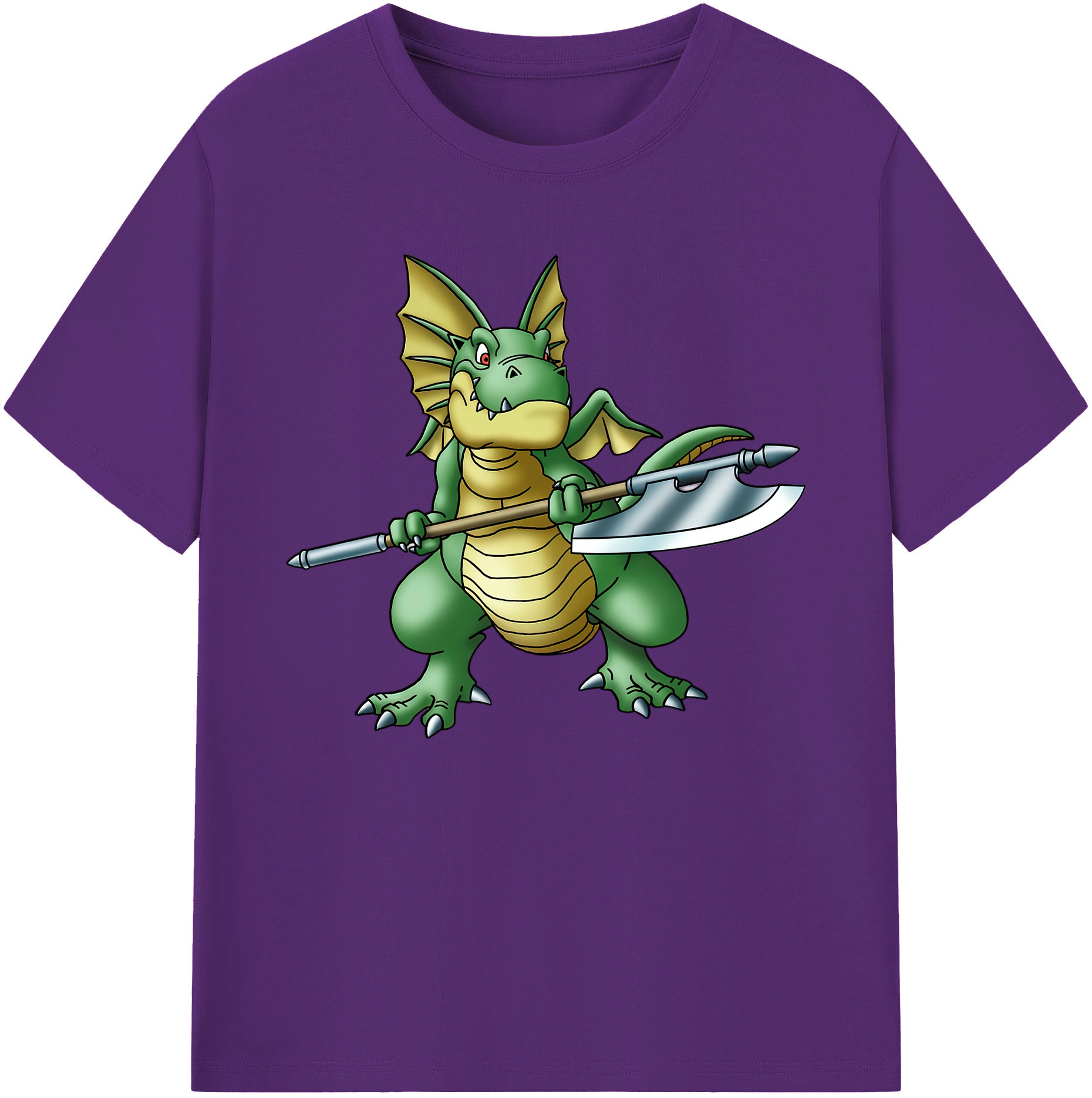 （画像用） ドラゴンクエスト Doragon Kuesuto Dragon Quest 綿100％ メンズ半袖Tシャツ｜肌触りやわらか＆通気性