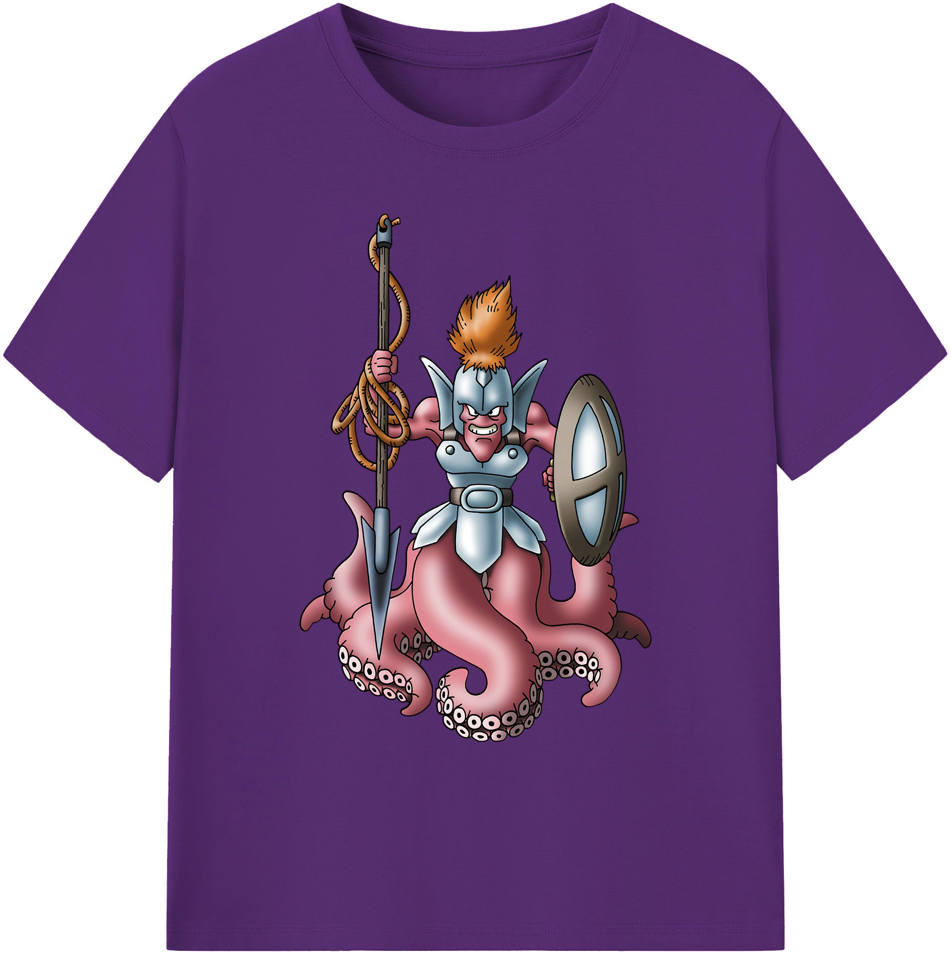 （画像用） ドラゴンクエスト Doragon Kuesuto Dragon Quest 綿100％ メンズ半袖Tシャツ｜肌触りやわらか＆通気性