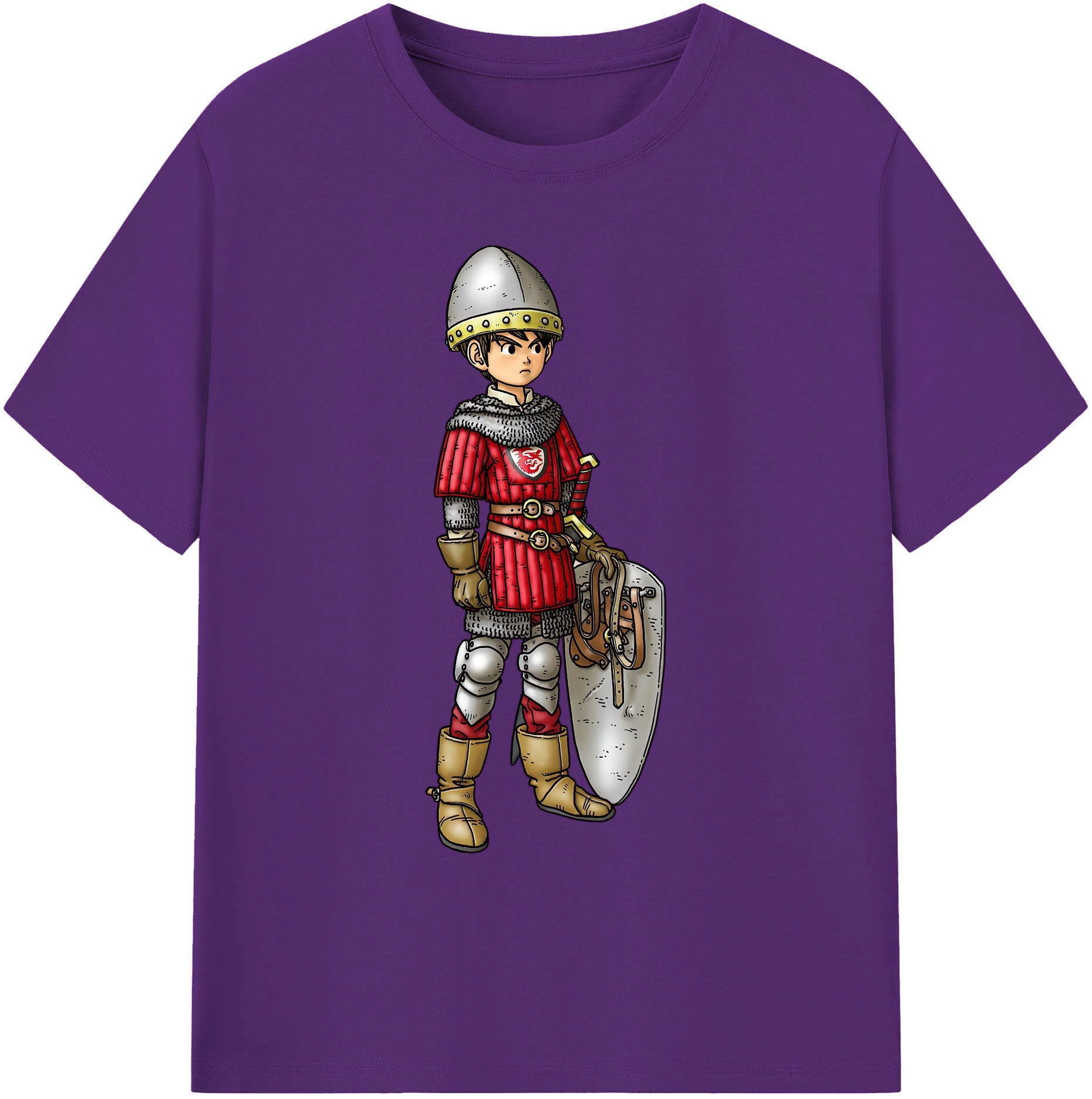 （画像用） ドラゴンクエスト Doragon Kuesuto Dragon Quest 綿100％ メンズ半袖Tシャツ｜肌触りやわらか＆通気性