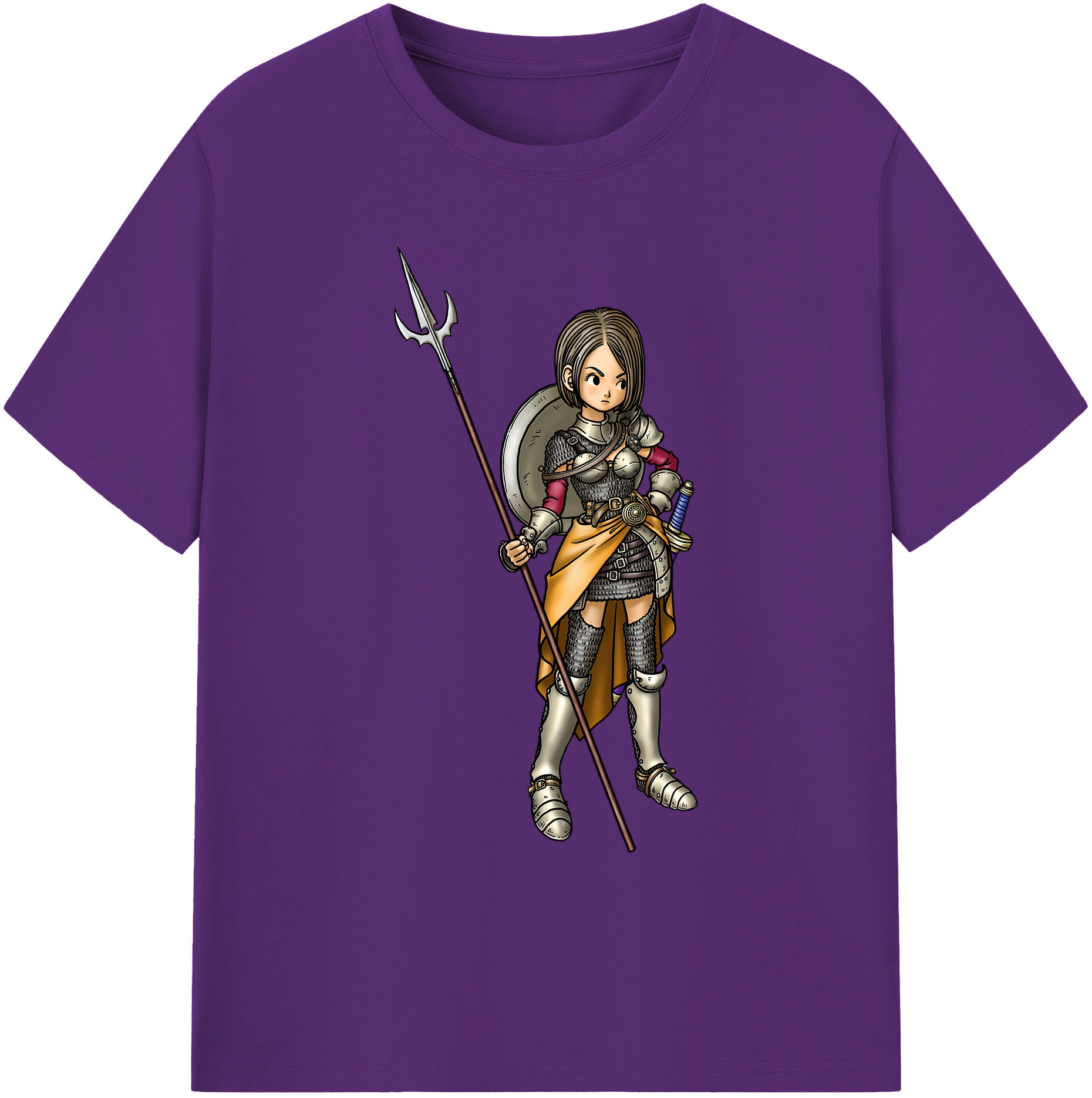 （画像用） ドラゴンクエスト Doragon Kuesuto Dragon Quest 綿100％ メンズ半袖Tシャツ｜肌触りやわらか＆通気性