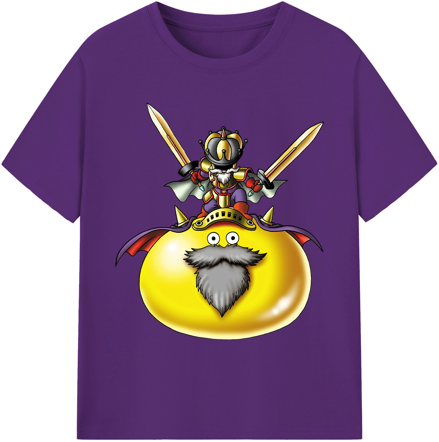 （画像用） ドラゴンクエスト Doragon Kuesuto Dragon Quest 綿100％ メンズ半袖Tシャツ｜肌触りやわらか＆通気性