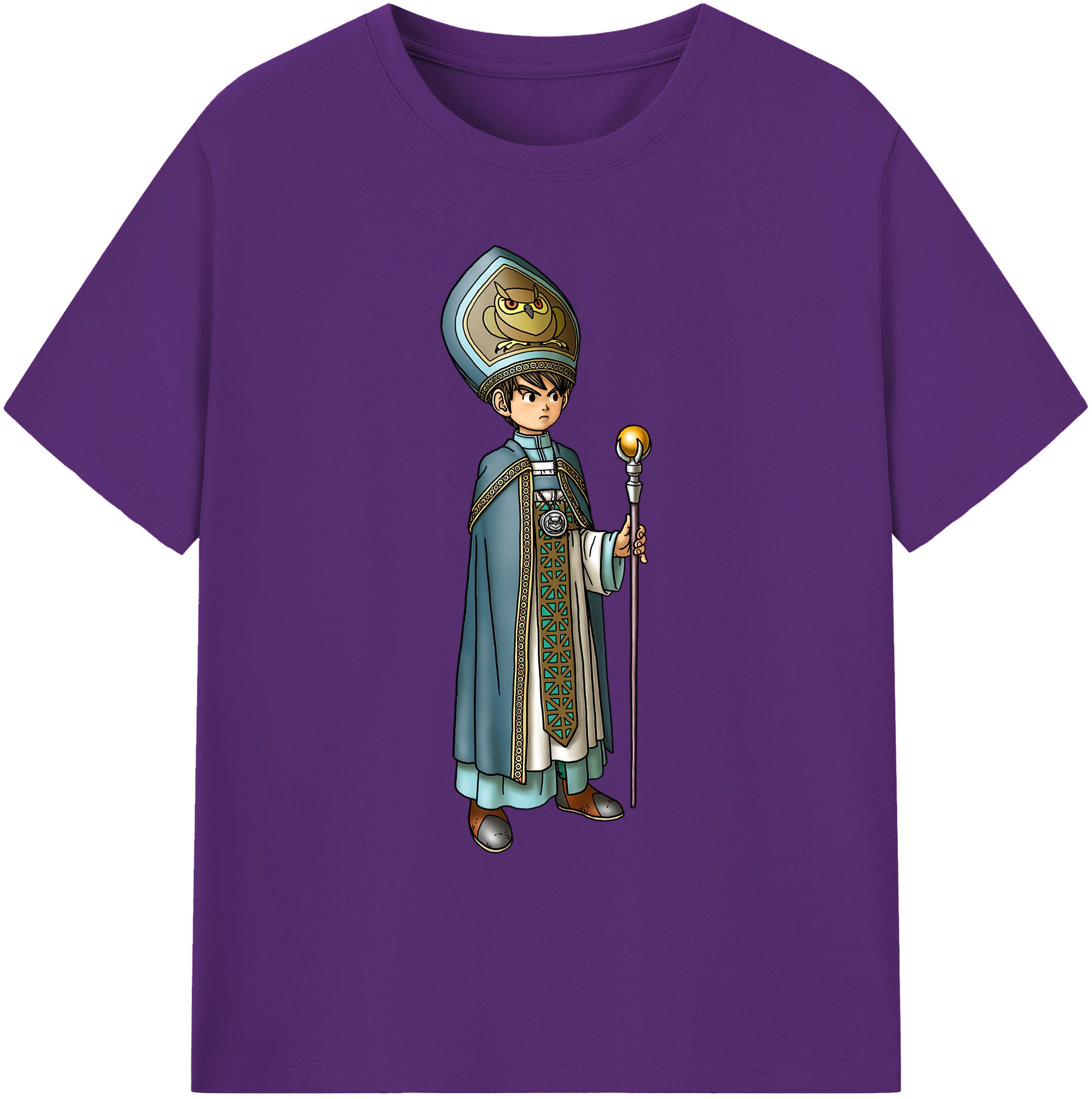 （画像用） ドラゴンクエスト Doragon Kuesuto Dragon Quest 綿100％ メンズ半袖Tシャツ｜肌触りやわらか＆通気性