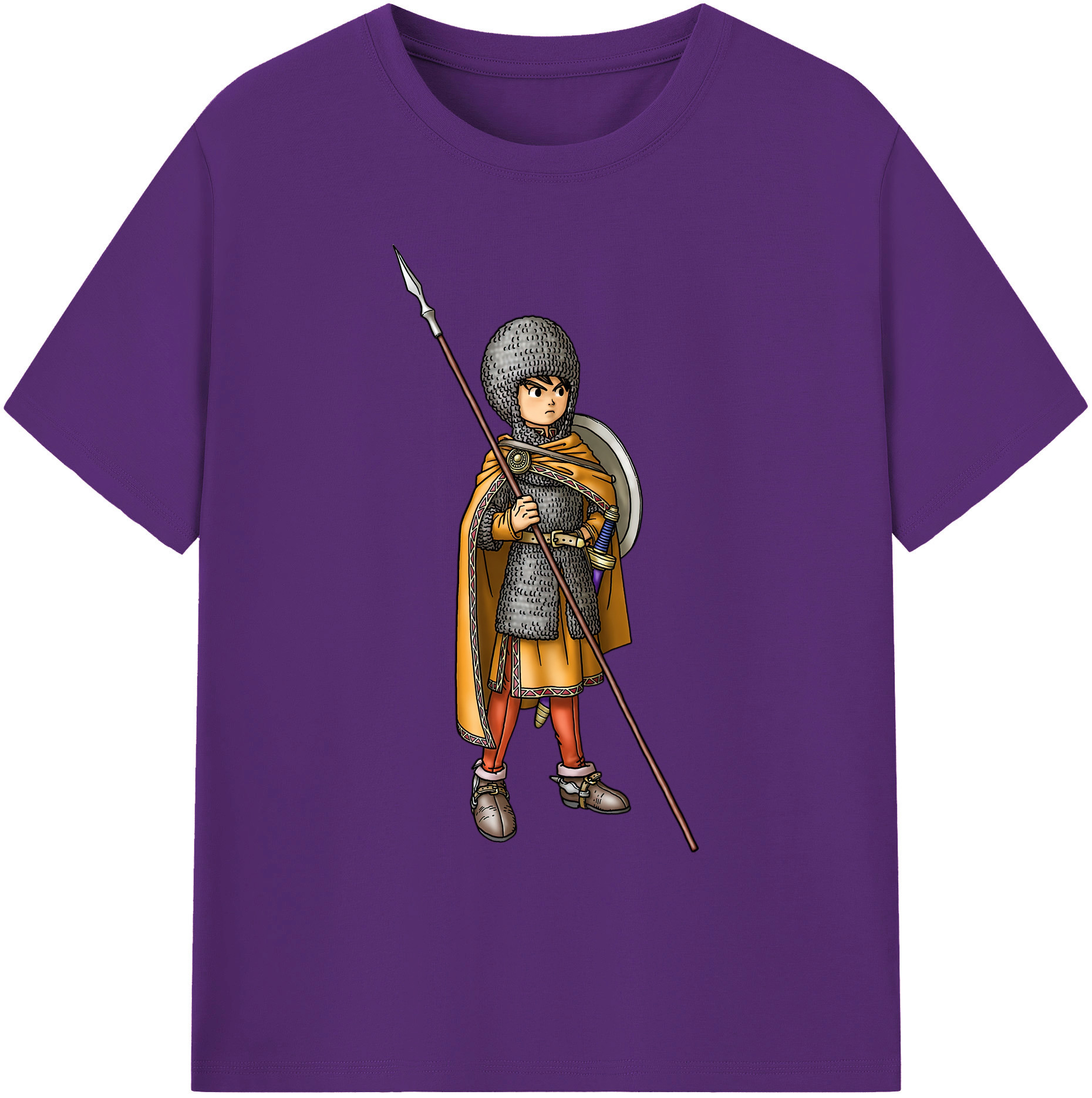（画像用） ドラゴンクエスト Doragon Kuesuto Dragon Quest 綿100％ メンズ半袖Tシャツ｜肌触りやわらか＆通気性
