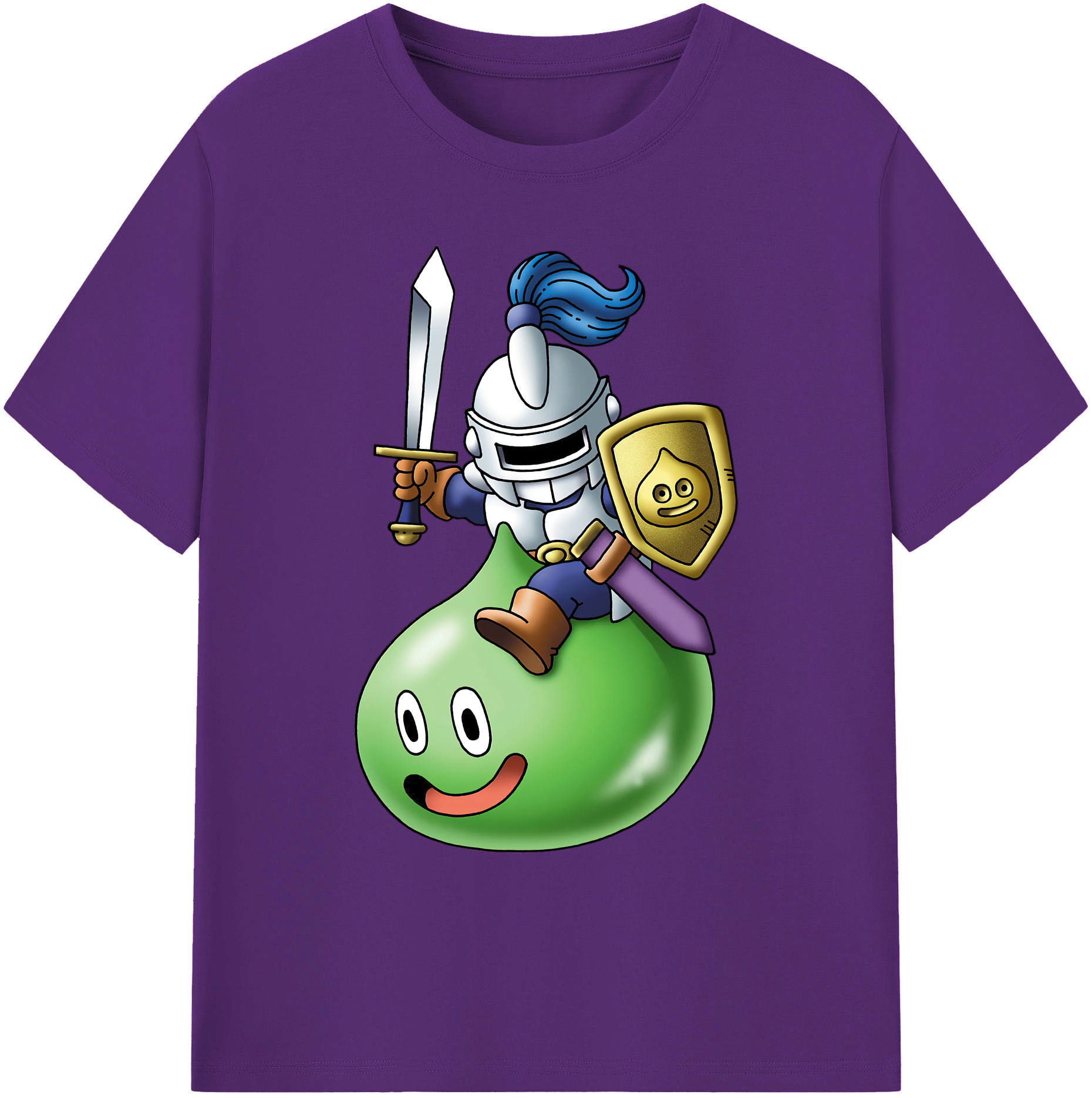 （画像用） ドラゴンクエスト Doragon Kuesuto Dragon Quest 綿100％ メンズ半袖Tシャツ｜肌触りやわらか＆通気性