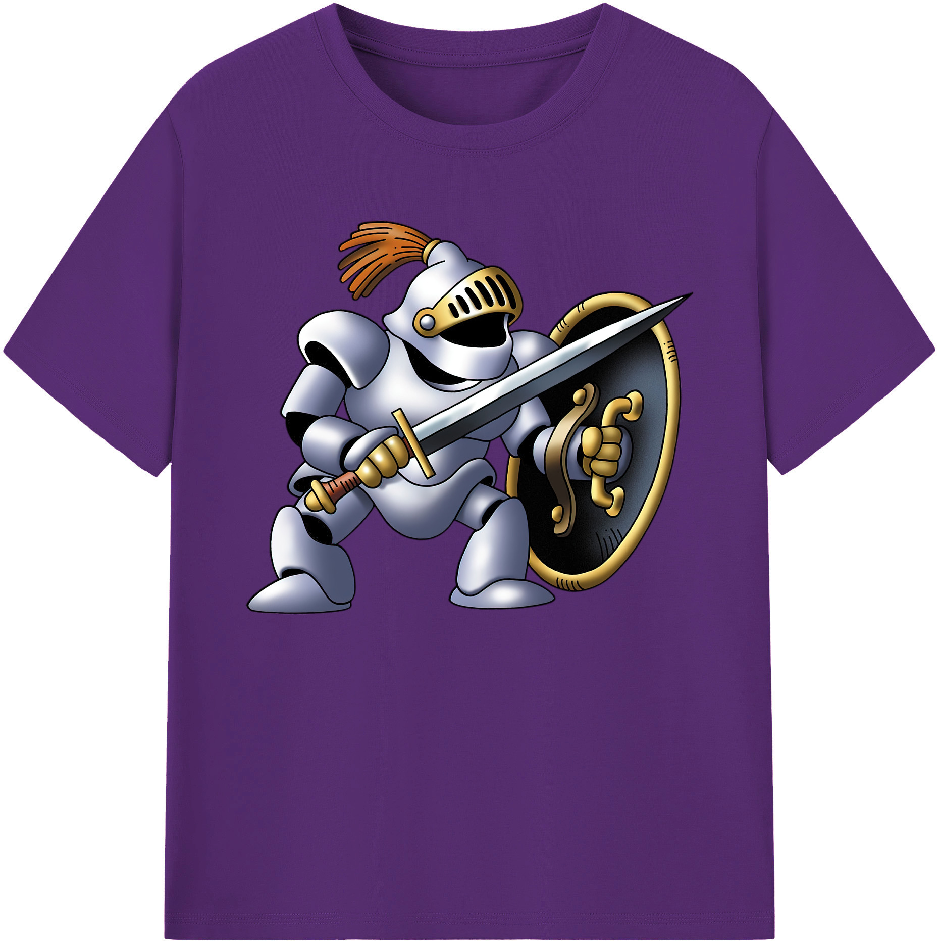 （画像用） ドラゴンクエスト Doragon Kuesuto Dragon Quest 綿100％ メンズ半袖Tシャツ｜肌触りやわらか＆通気性