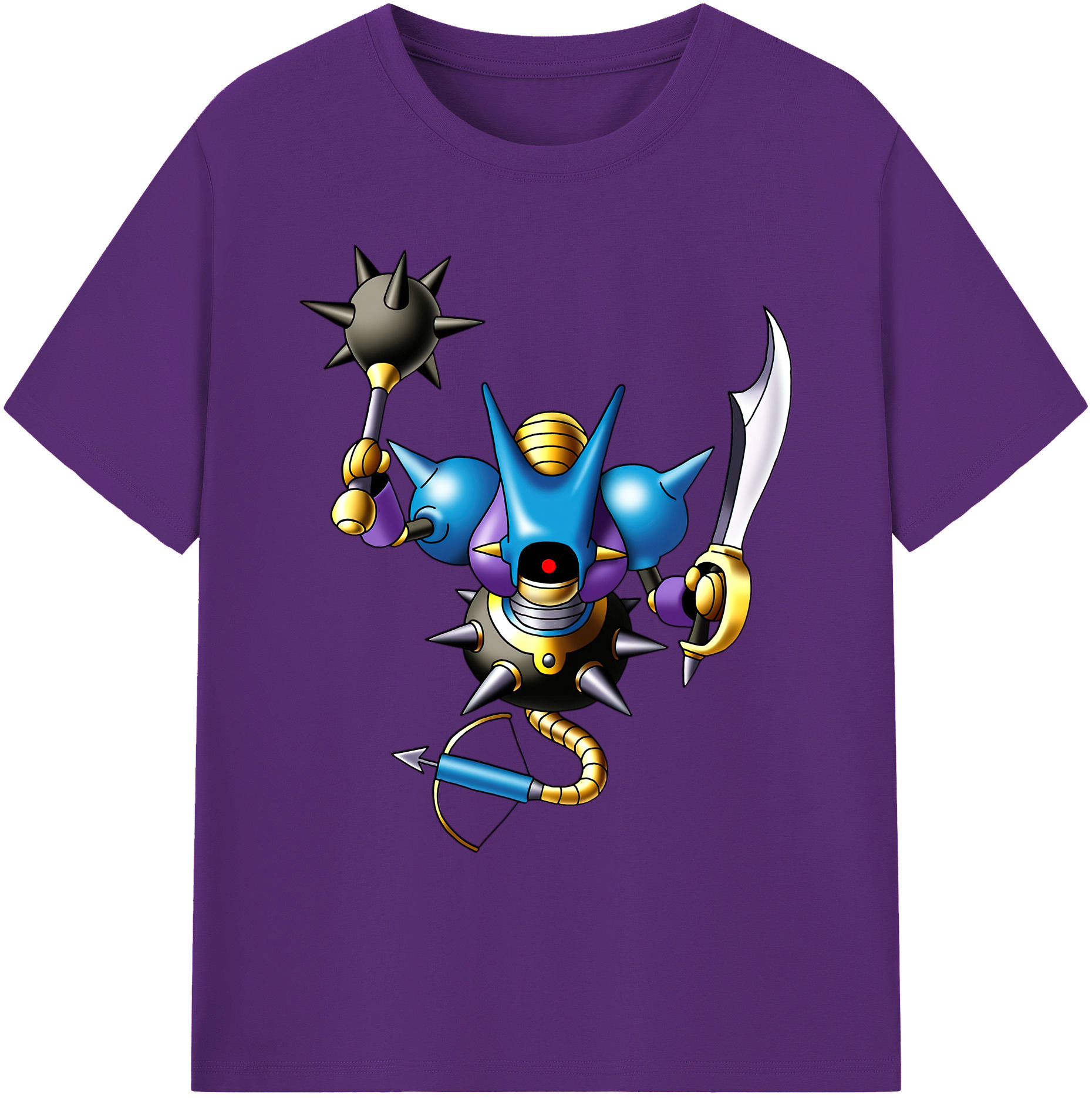 （画像用） ドラゴンクエスト Doragon Kuesuto Dragon Quest 綿100％ メンズ半袖Tシャツ｜肌触りやわらか＆通気性