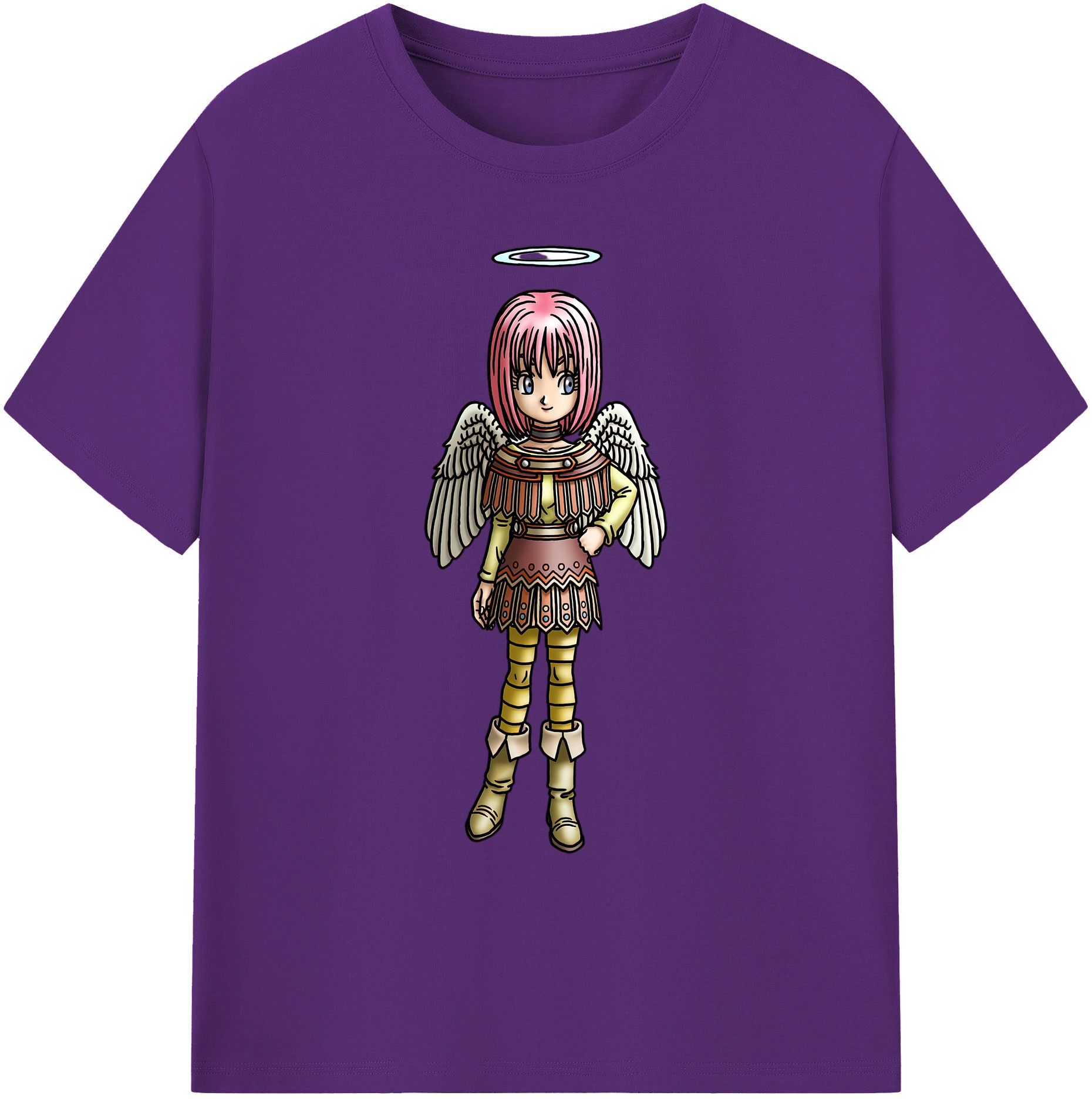 （画像用） ドラゴンクエスト Doragon Kuesuto Dragon Quest 綿100％ メンズ半袖Tシャツ｜肌触りやわらか＆通気性