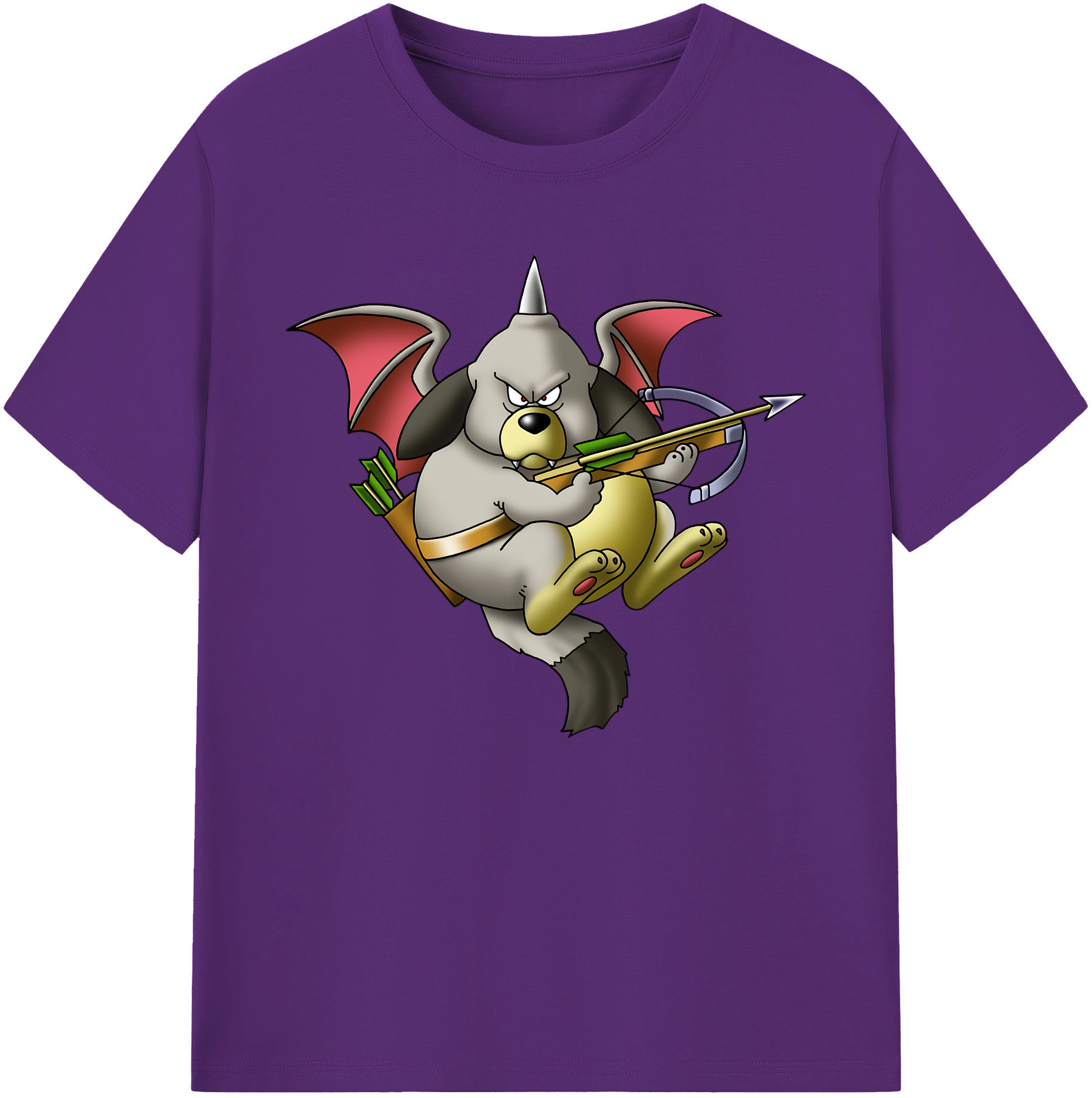 （画像用） ドラゴンクエスト Doragon Kuesuto Dragon Quest 綿100％ メンズ半袖Tシャツ｜肌触りやわらか＆通気性