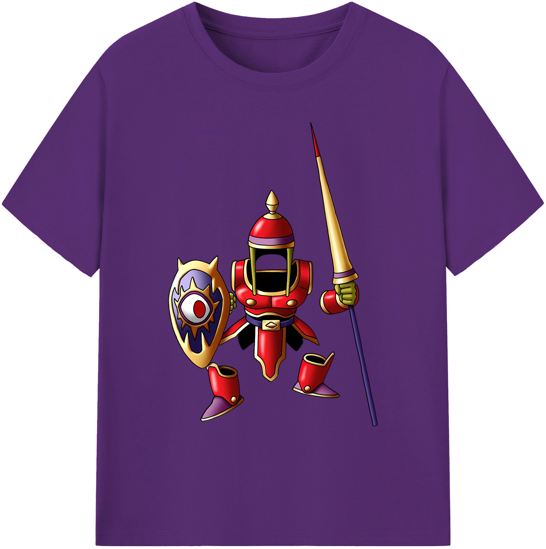 （画像用） ドラゴンクエスト Doragon Kuesuto Dragon Quest 綿100％ メンズ半袖Tシャツ｜肌触りやわらか＆通気性
