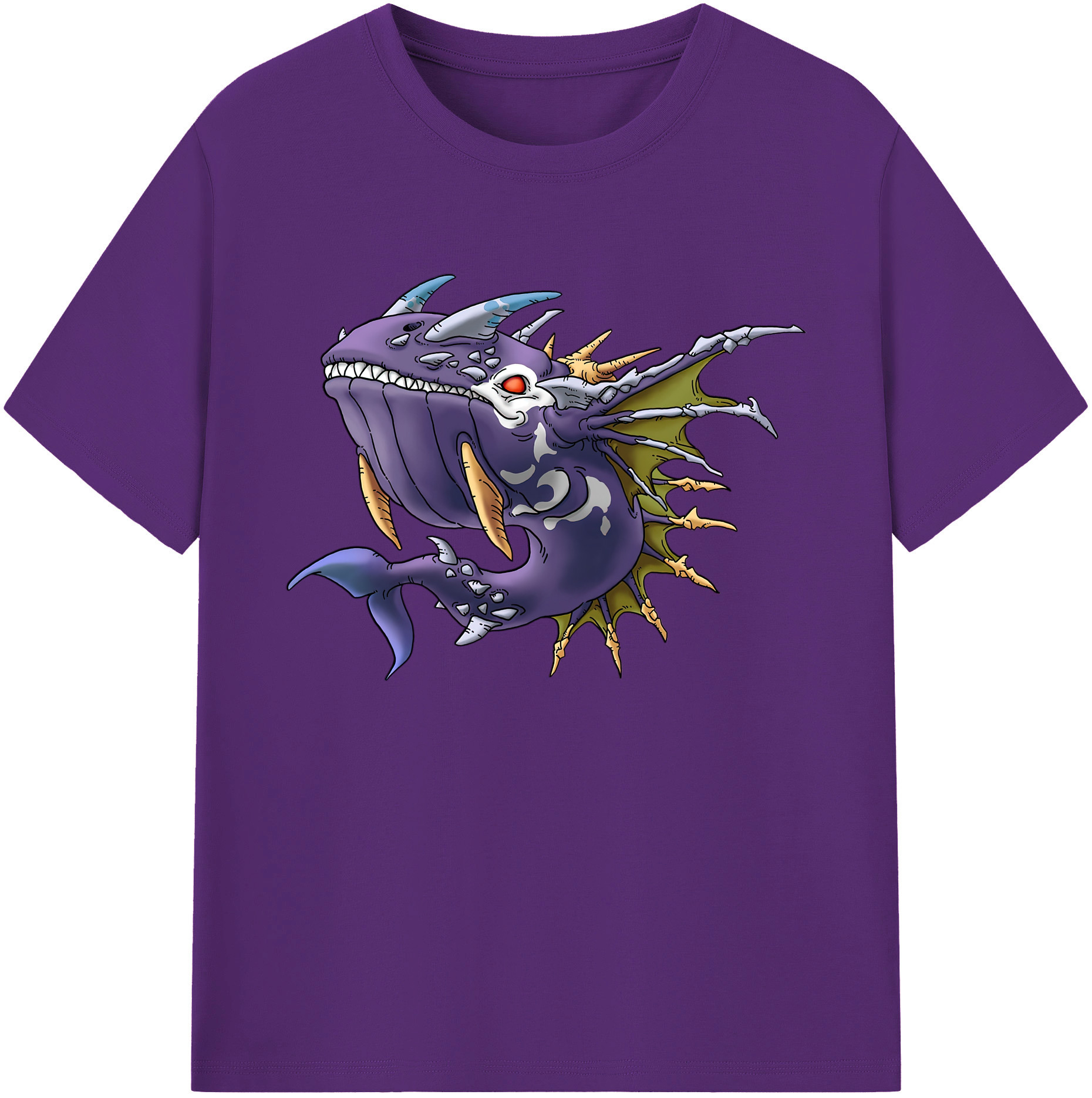 （画像用） ドラゴンクエスト Doragon Kuesuto Dragon Quest 綿100％ メンズ半袖Tシャツ｜肌触りやわらか＆通気性