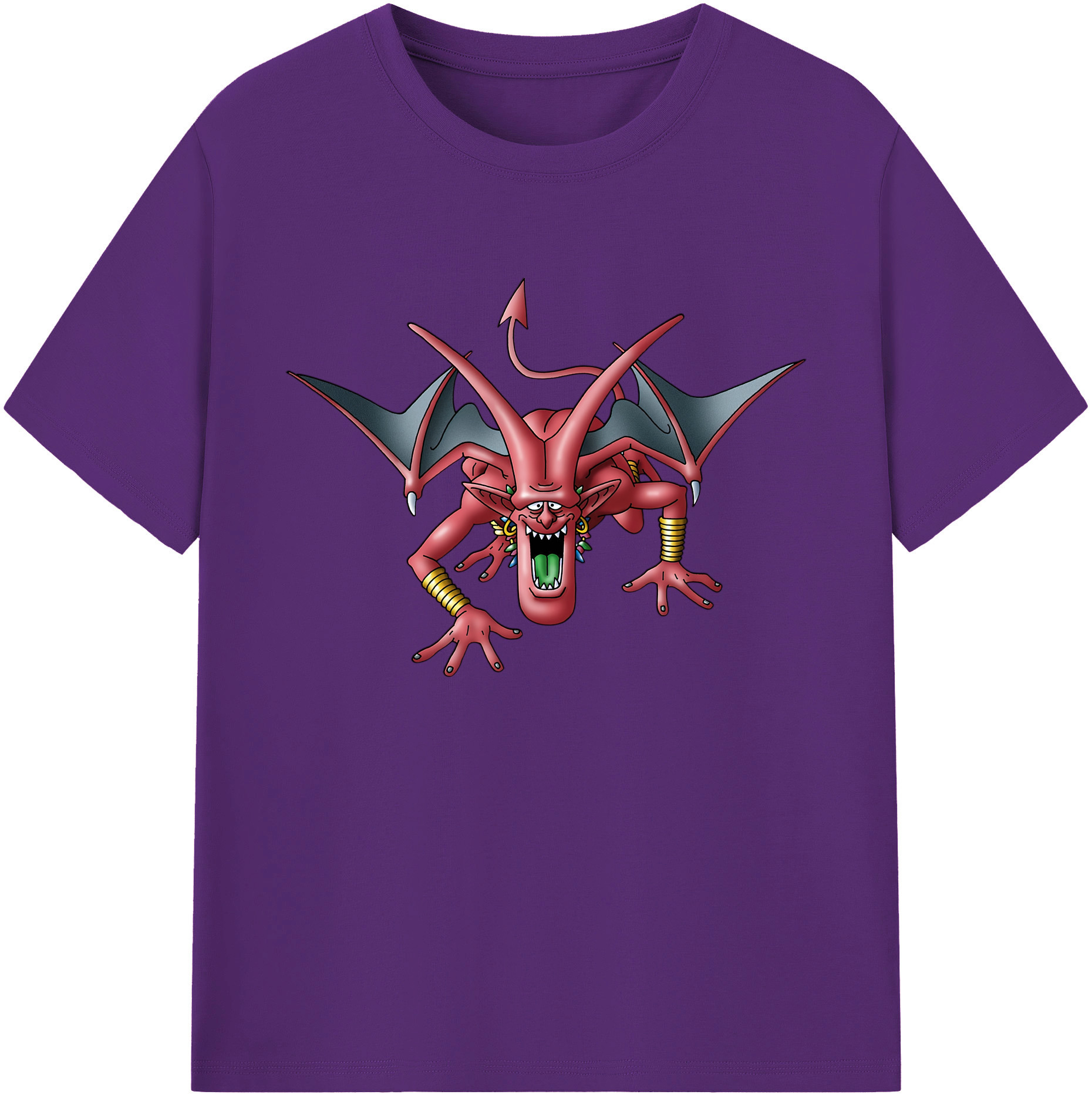 （画像用） ドラゴンクエスト Doragon Kuesuto Dragon Quest 綿100％ メンズ半袖Tシャツ｜肌触りやわらか＆通気性