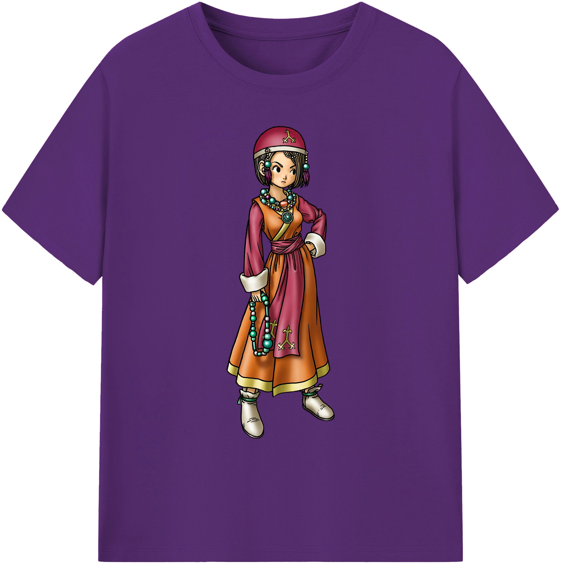 （画像用） ドラゴンクエスト Doragon Kuesuto Dragon Quest 綿100％ メンズ半袖Tシャツ｜肌触りやわらか＆通気性