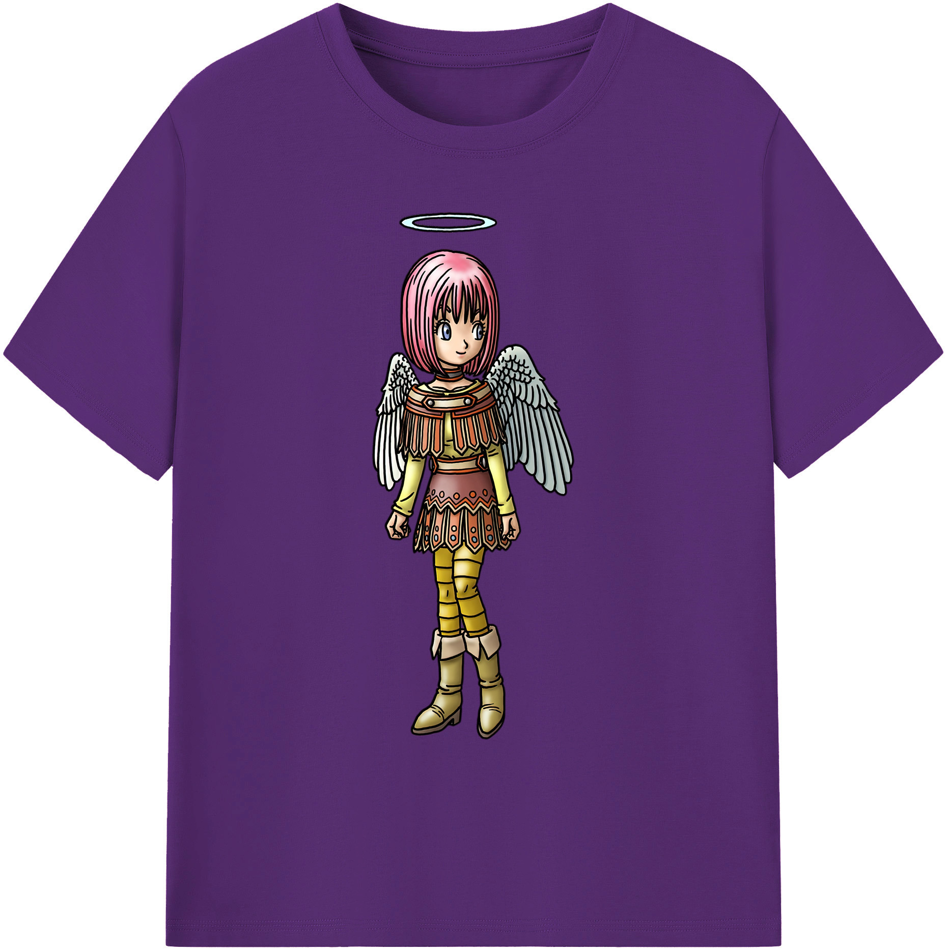（画像用） ドラゴンクエスト Doragon Kuesuto Dragon Quest 綿100％ メンズ半袖Tシャツ｜肌触りやわらか＆通気性