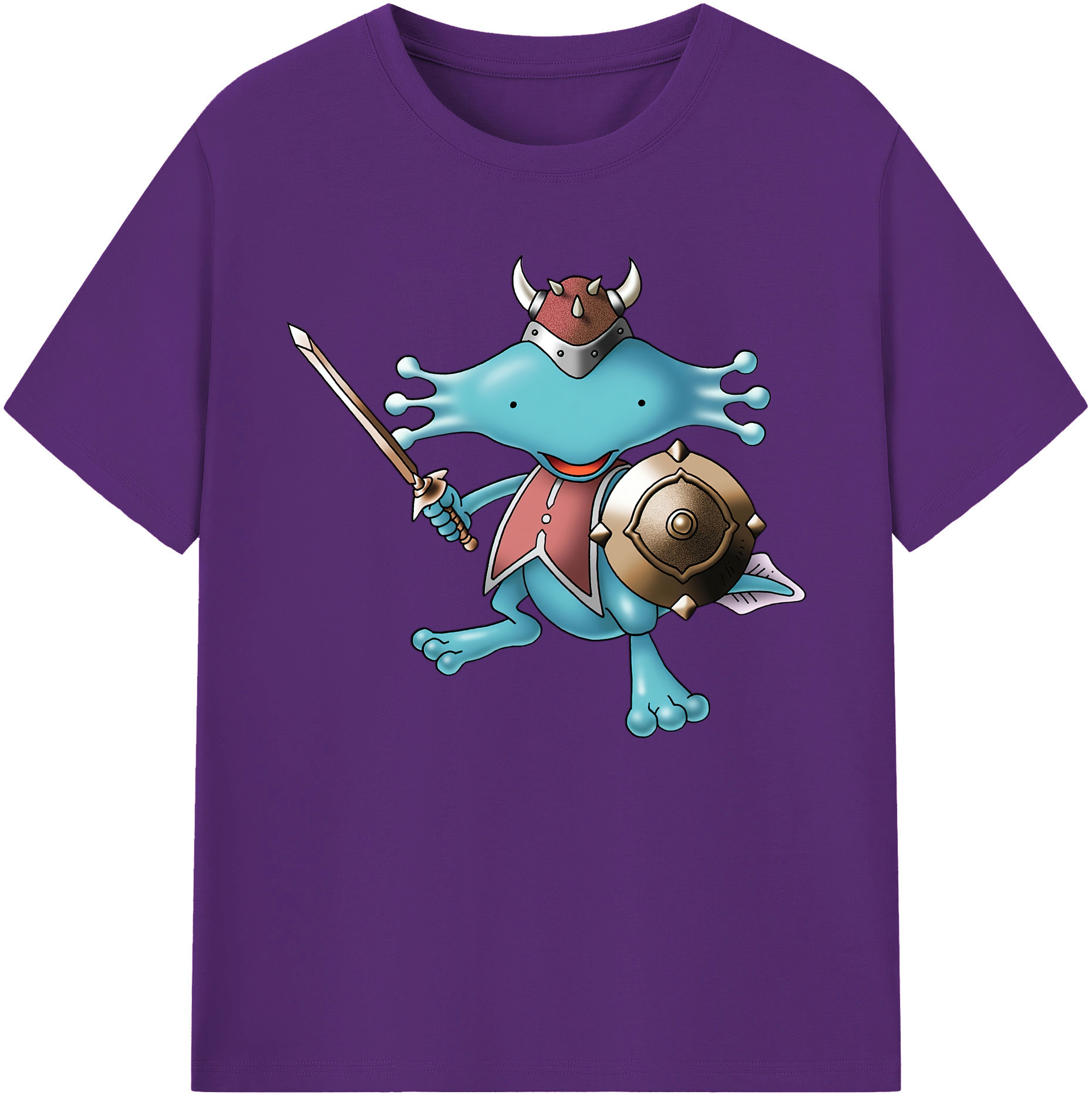 （画像用） ドラゴンクエスト Doragon Kuesuto Dragon Quest 綿100％ メンズ半袖Tシャツ｜肌触りやわらか＆通気性