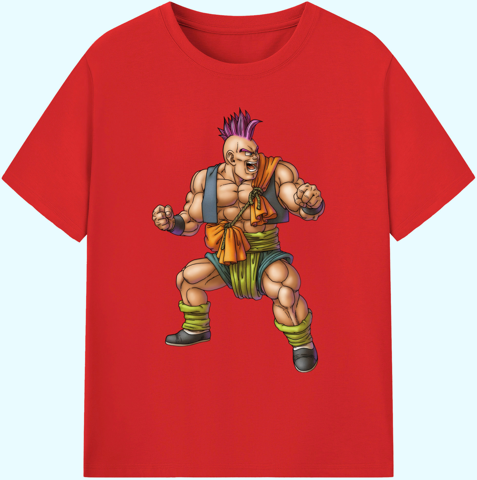 （画像用） ドラゴンクエスト Doragon Kuesuto Dragon Quest 綿100％ メンズ半袖Tシャツ｜肌触りやわらか＆通気性