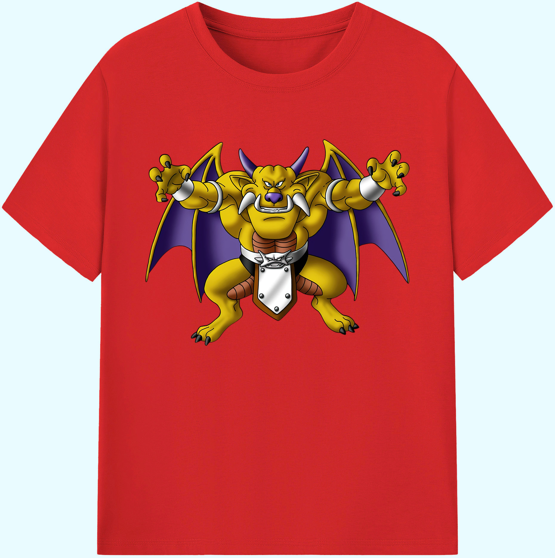 （画像用） ドラゴンクエスト Doragon Kuesuto Dragon Quest 綿100％ メンズ半袖Tシャツ｜肌触りやわらか＆通気性