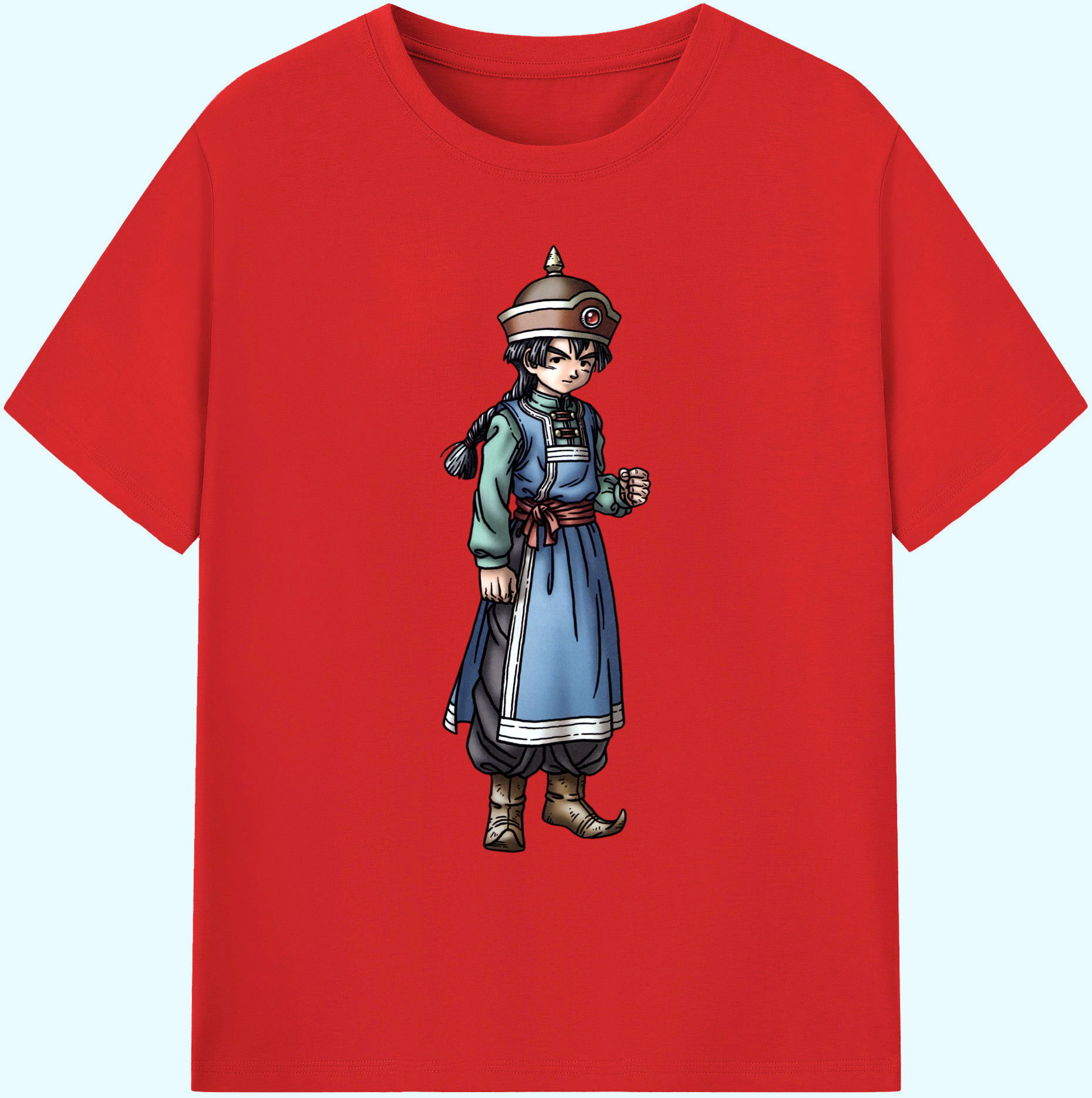 （画像用） ドラゴンクエスト Doragon Kuesuto Dragon Quest 綿100％ メンズ半袖Tシャツ｜肌触りやわらか＆通気性