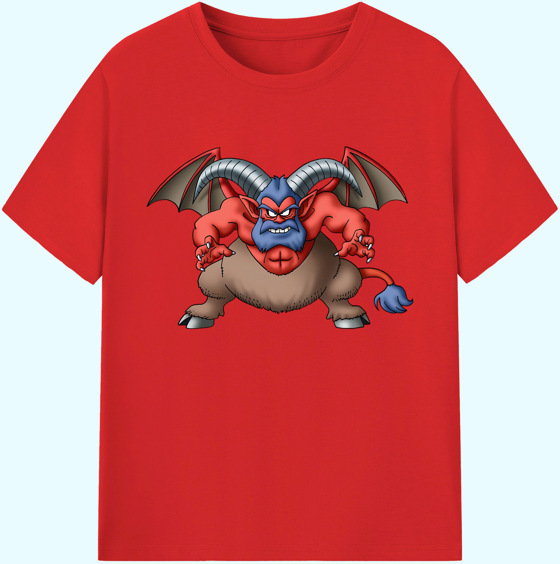 （画像用） ドラゴンクエスト Doragon Kuesuto Dragon Quest 綿100％ メンズ半袖Tシャツ｜肌触りやわらか＆通気性