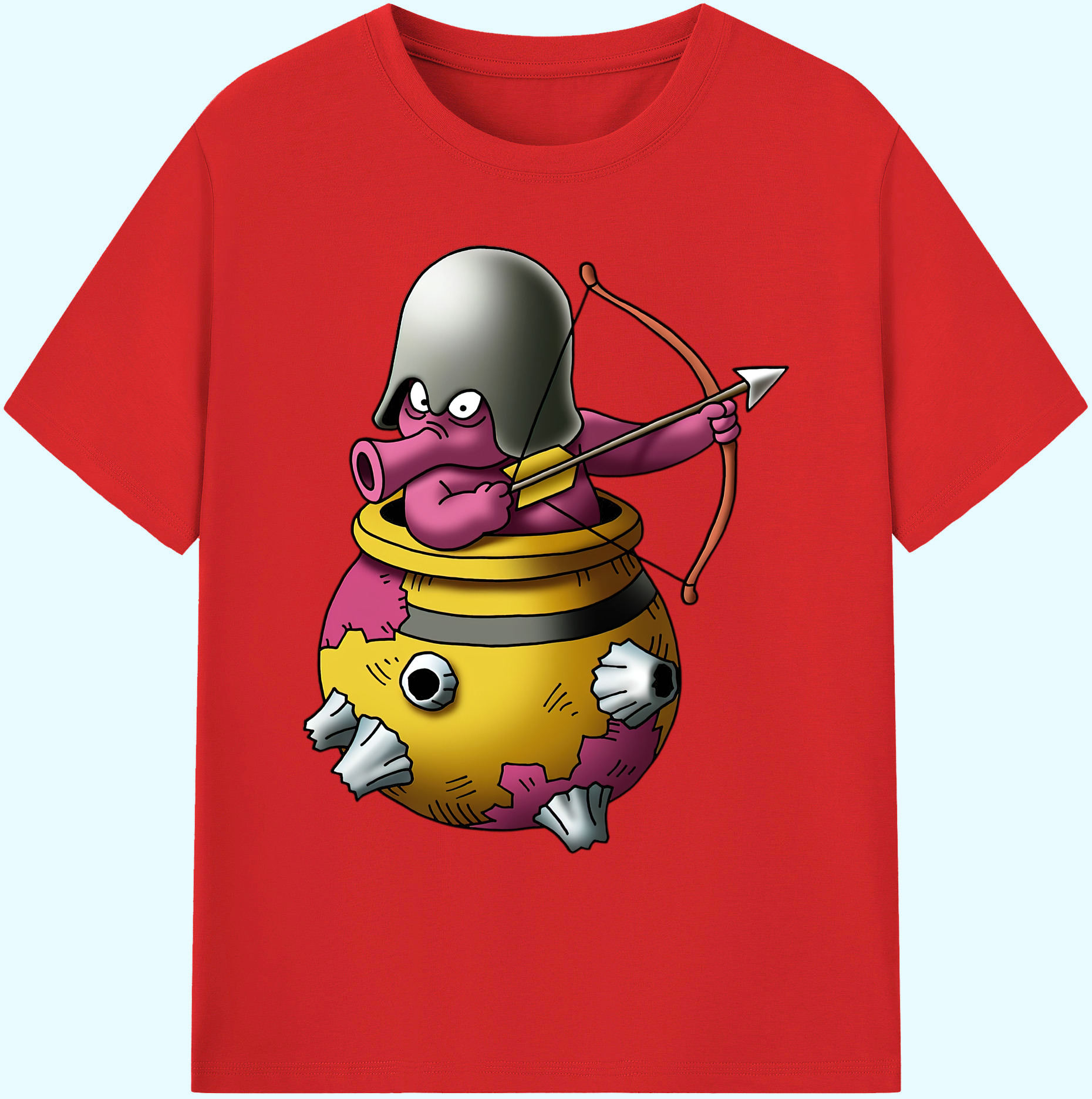 （画像用） ドラゴンクエスト Doragon Kuesuto Dragon Quest 綿100％ メンズ半袖Tシャツ｜肌触りやわらか＆通気性