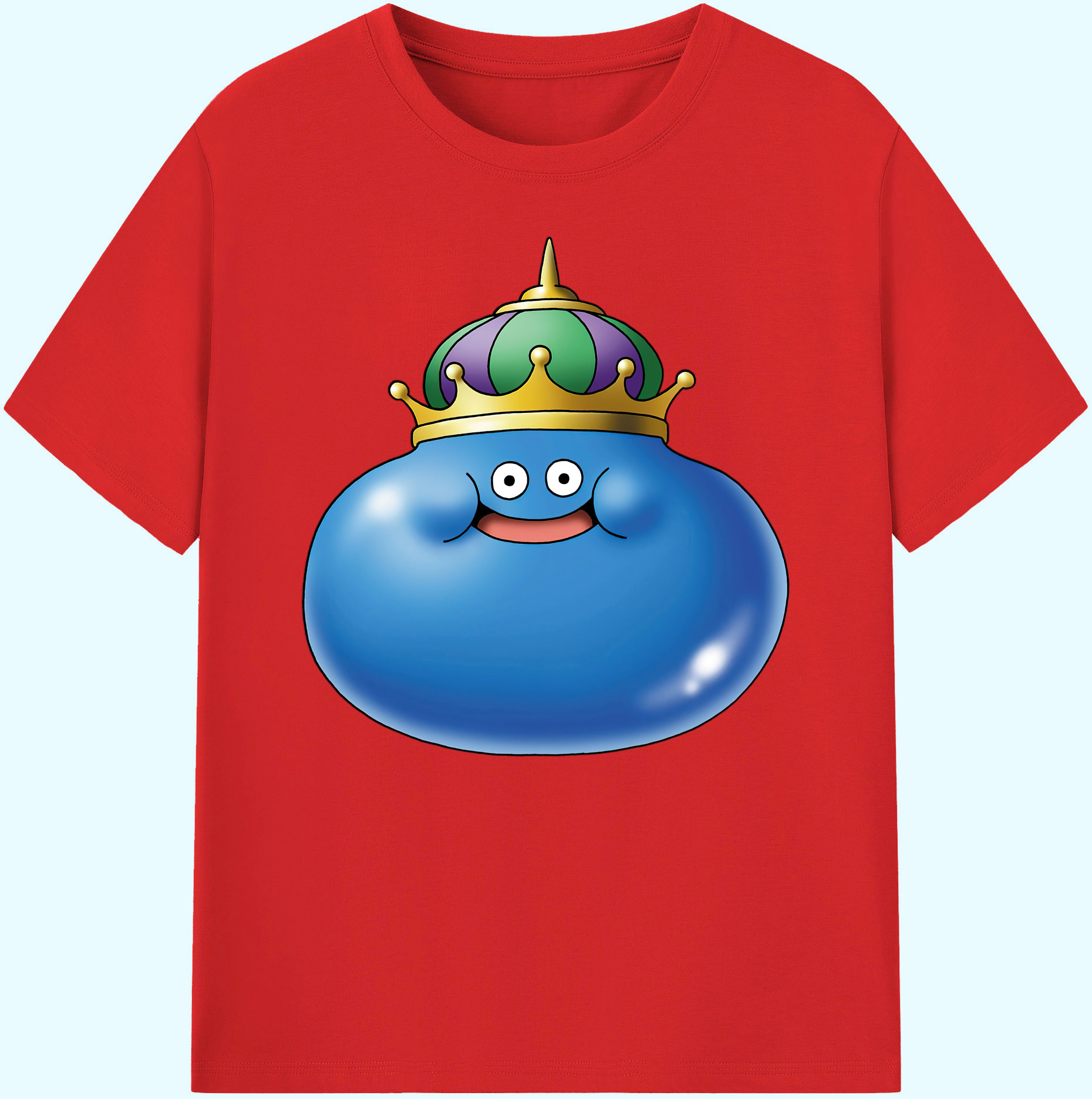 （画像用） ドラゴンクエスト Doragon Kuesuto Dragon Quest 綿100％ メンズ半袖Tシャツ｜肌触りやわらか＆通気性