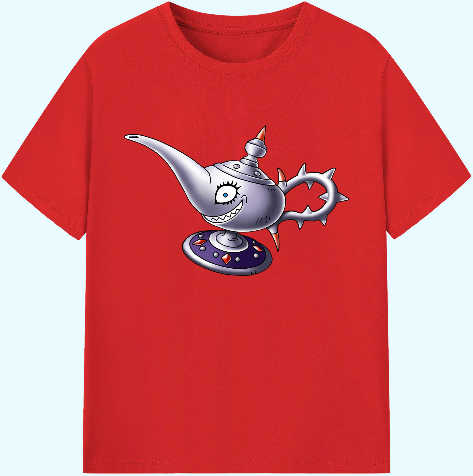 （画像用） ドラゴンクエスト Doragon Kuesuto Dragon Quest 綿100％ メンズ半袖Tシャツ｜肌触りやわらか＆通気性