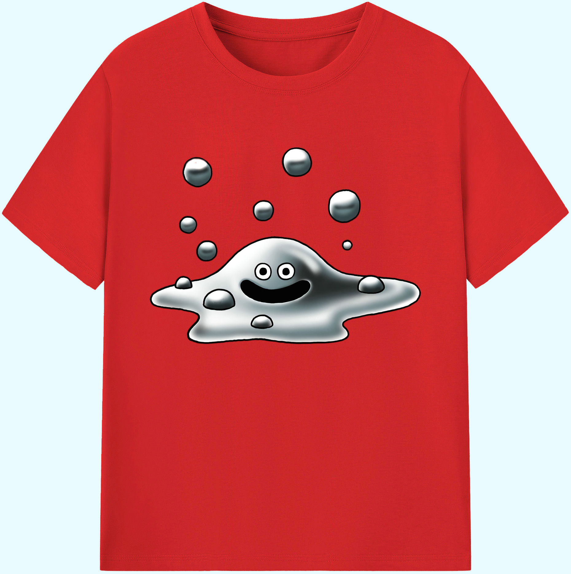 （画像用） ドラゴンクエスト Doragon Kuesuto Dragon Quest 綿100％ メンズ半袖Tシャツ｜肌触りやわらか＆通気性
