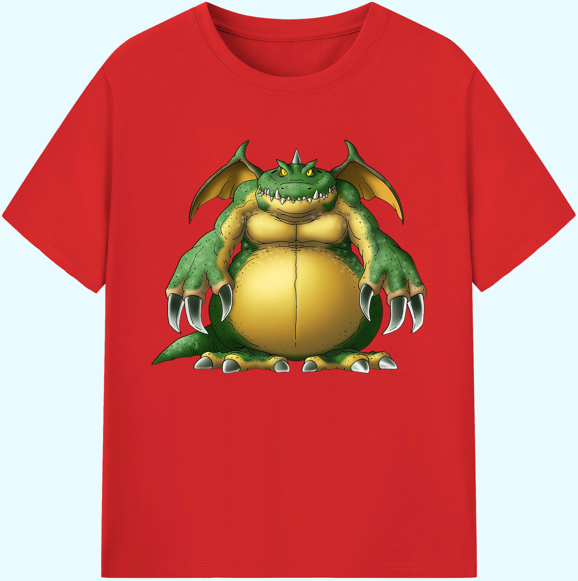 （画像用） ドラゴンクエスト Doragon Kuesuto Dragon Quest 綿100％ メンズ半袖Tシャツ｜肌触りやわらか＆通気性