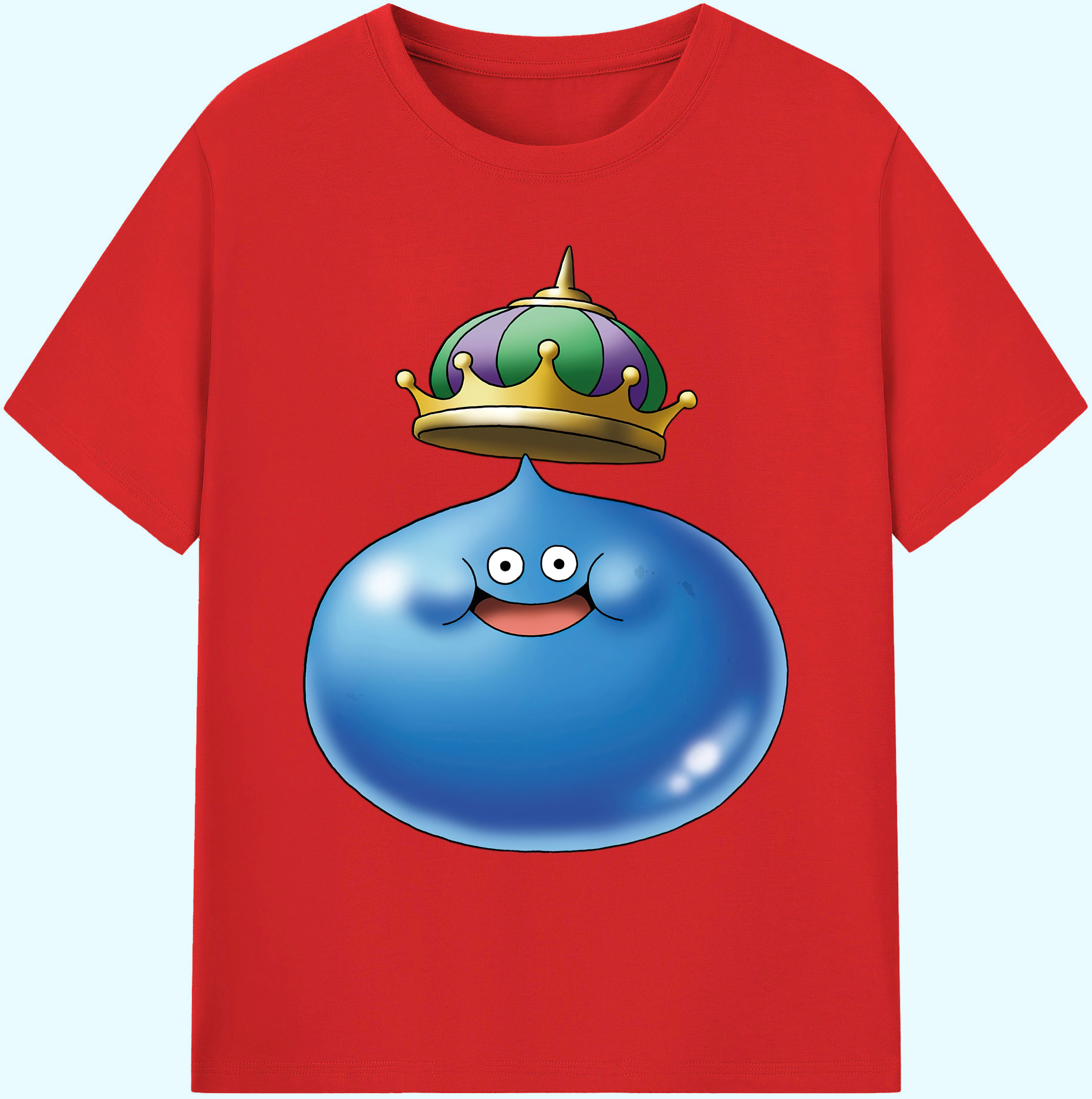 （画像用） ドラゴンクエスト Doragon Kuesuto Dragon Quest 綿100％ メンズ半袖Tシャツ｜肌触りやわらか＆通気性