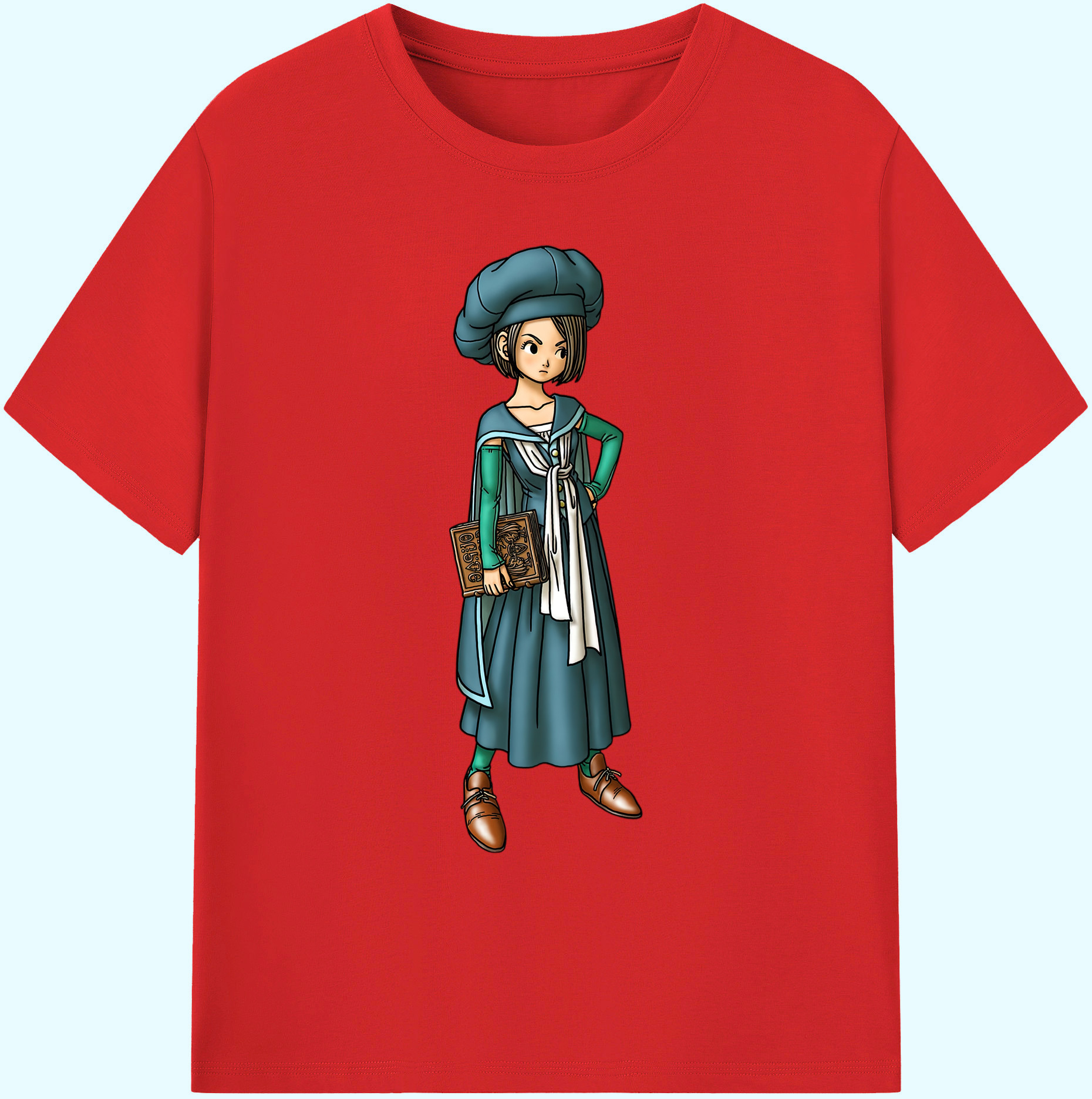 （画像用） ドラゴンクエスト Doragon Kuesuto Dragon Quest 綿100％ メンズ半袖Tシャツ｜肌触りやわらか＆通気性