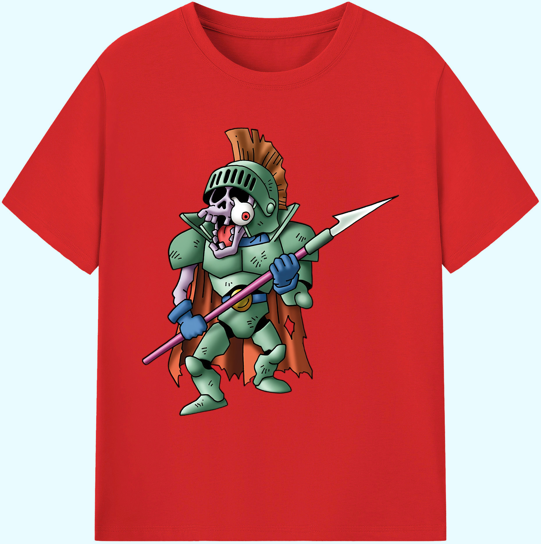 （画像用） ドラゴンクエスト Doragon Kuesuto Dragon Quest 綿100％ メンズ半袖Tシャツ｜肌触りやわらか＆通気性