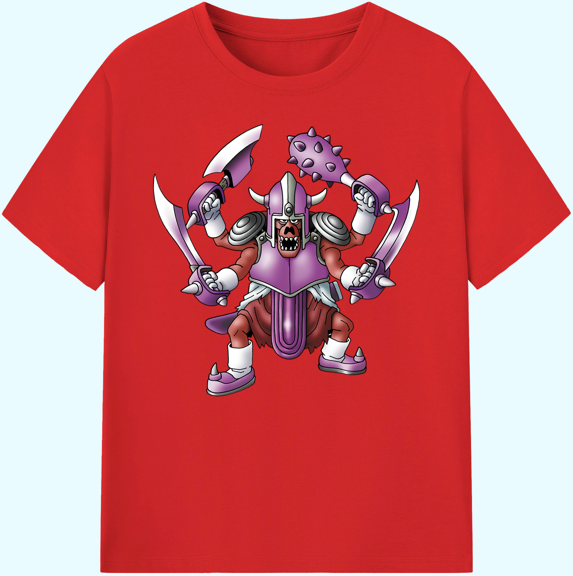 （画像用） ドラゴンクエスト Doragon Kuesuto Dragon Quest 綿100％ メンズ半袖Tシャツ｜肌触りやわらか＆通気性