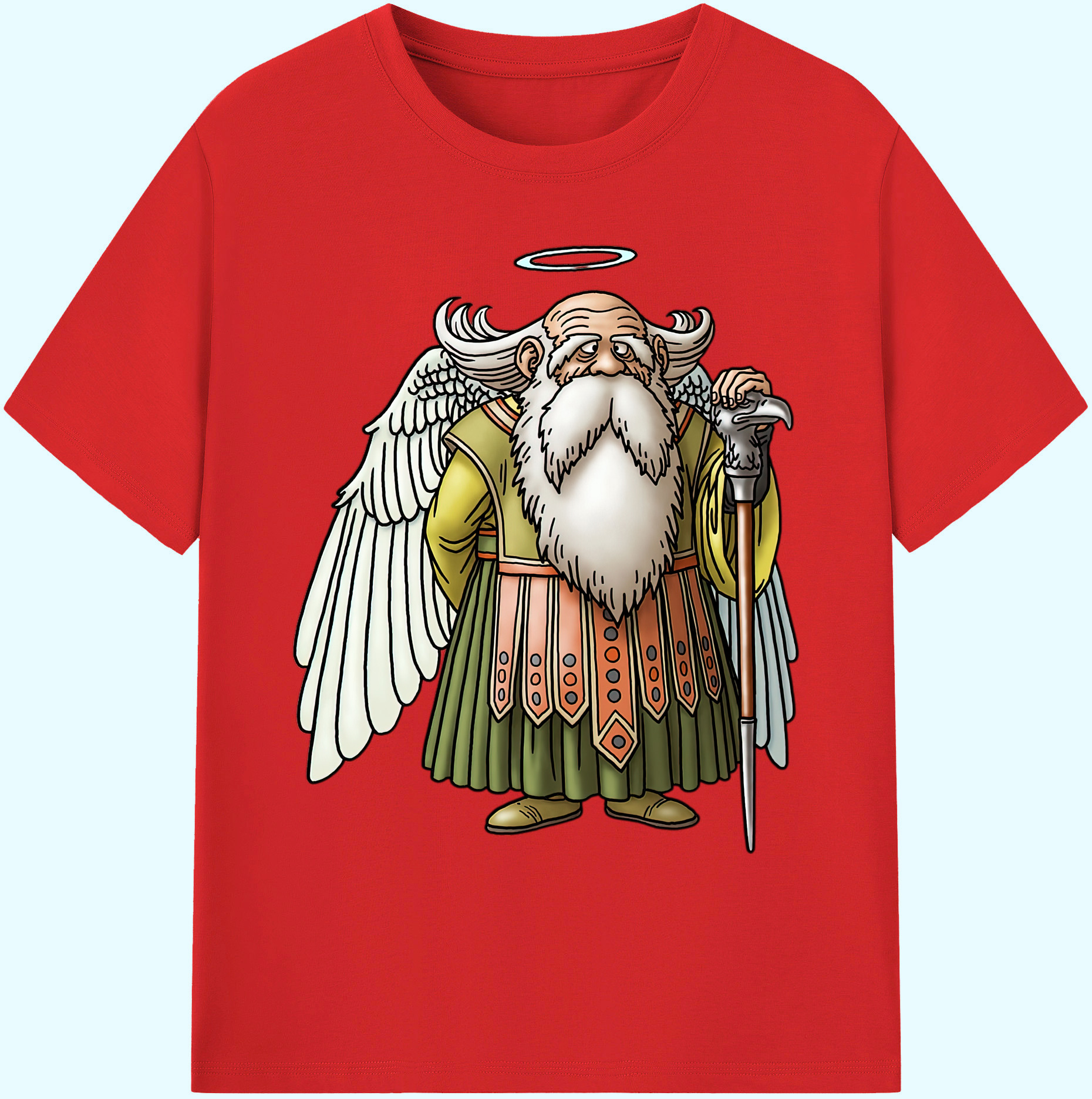 （画像用） ドラゴンクエスト Doragon Kuesuto Dragon Quest 綿100％ メンズ半袖Tシャツ｜肌触りやわらか＆通気性
