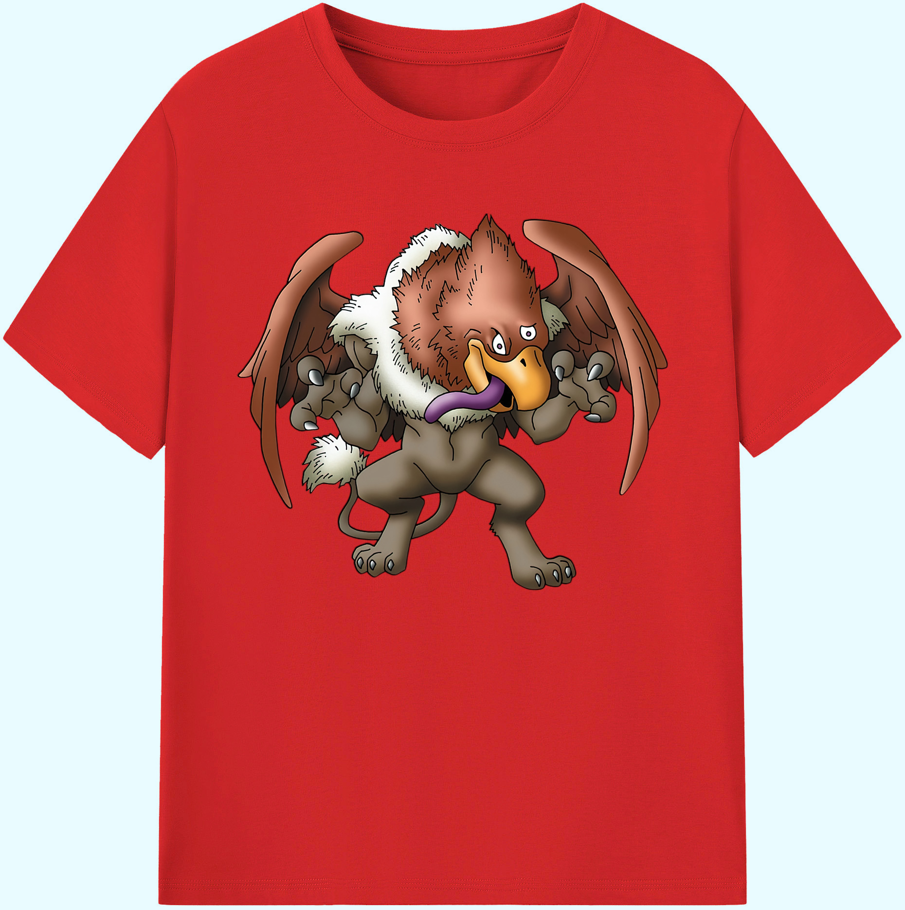 （画像用） ドラゴンクエスト Doragon Kuesuto Dragon Quest 綿100％ メンズ半袖Tシャツ｜肌触りやわらか＆通気性