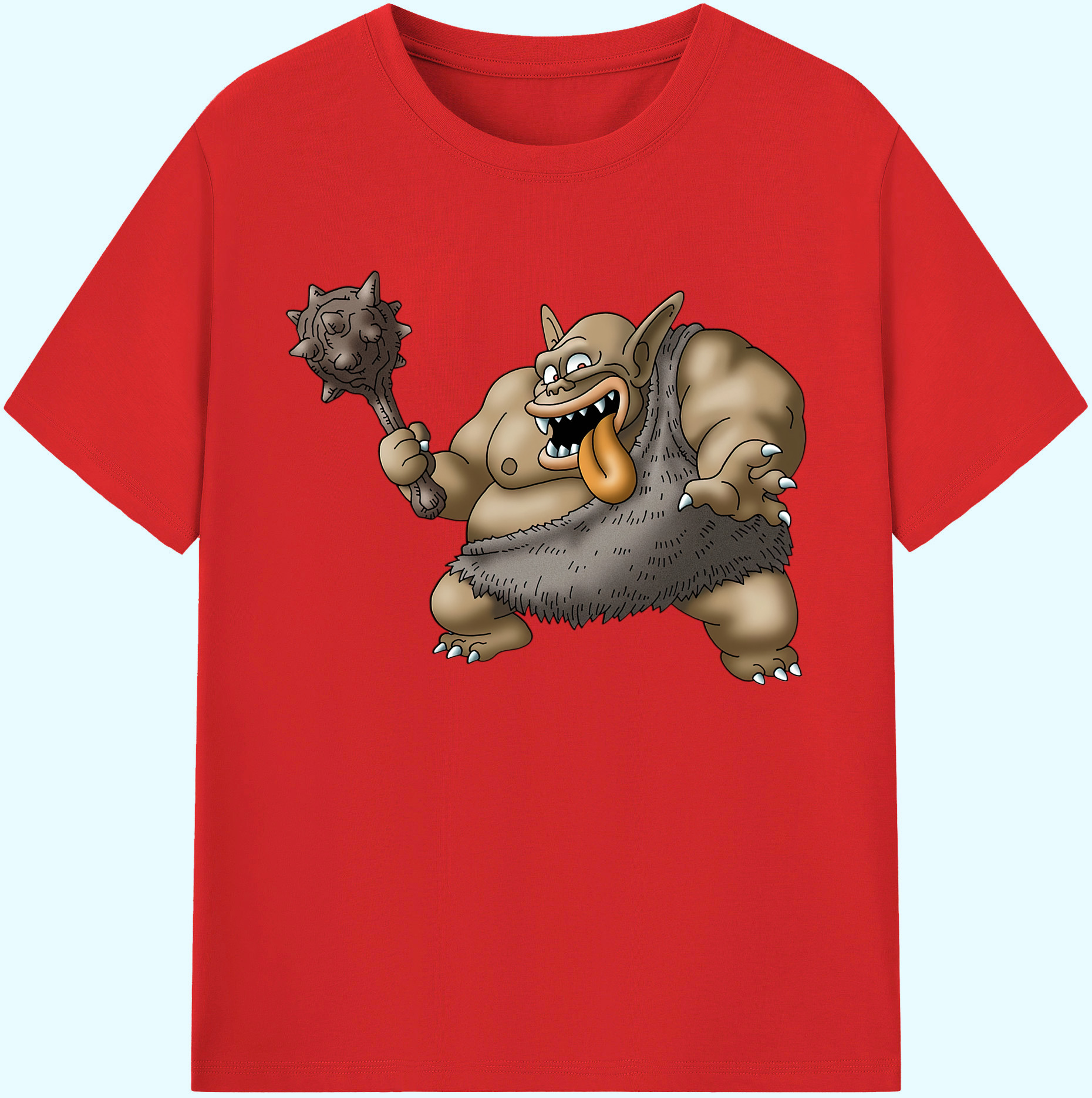 （画像用） ドラゴンクエスト Doragon Kuesuto Dragon Quest 綿100％ メンズ半袖Tシャツ｜肌触りやわらか＆通気性