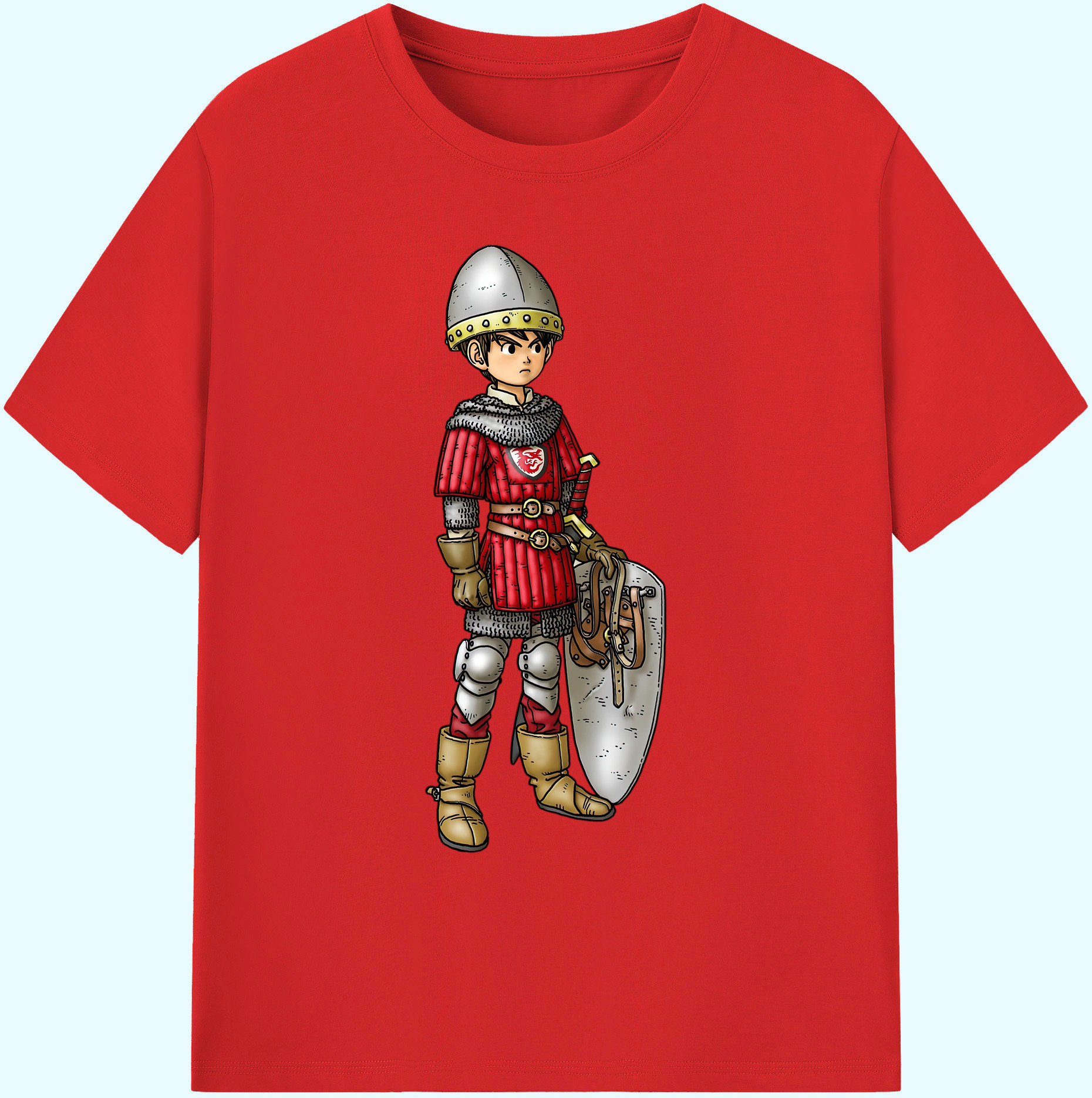 （画像用） ドラゴンクエスト Doragon Kuesuto Dragon Quest 綿100％ メンズ半袖Tシャツ｜肌触りやわらか＆通気性