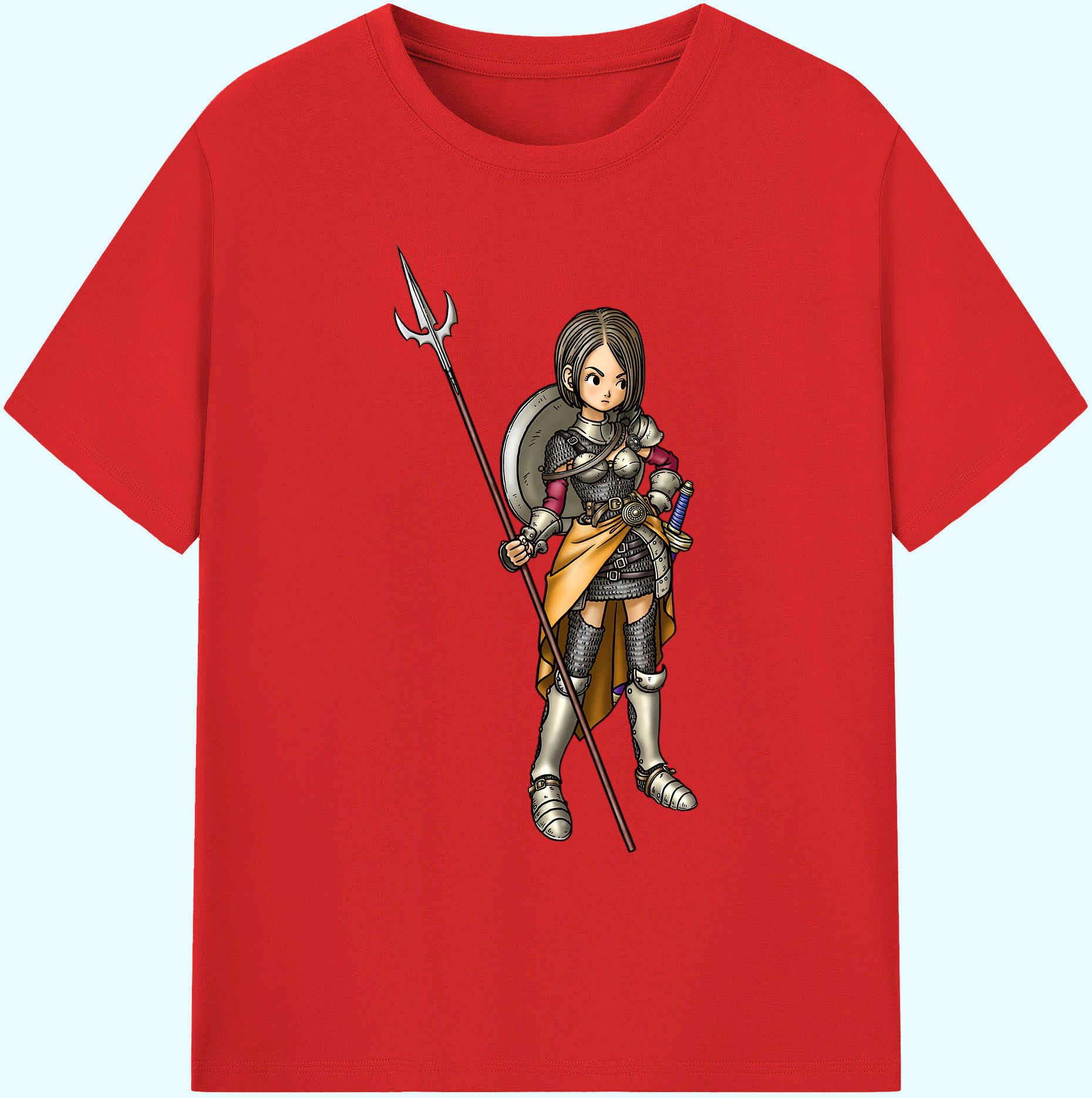 （画像用） ドラゴンクエスト Doragon Kuesuto Dragon Quest 綿100％ メンズ半袖Tシャツ｜肌触りやわらか＆通気性