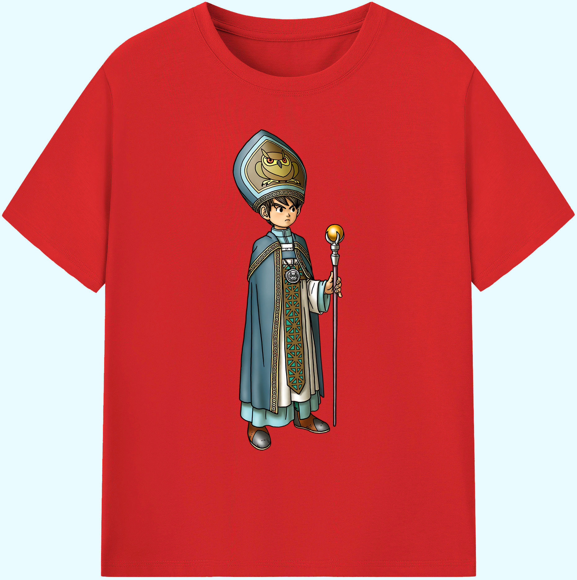 （画像用） ドラゴンクエスト Doragon Kuesuto Dragon Quest 綿100％ メンズ半袖Tシャツ｜肌触りやわらか＆通気性