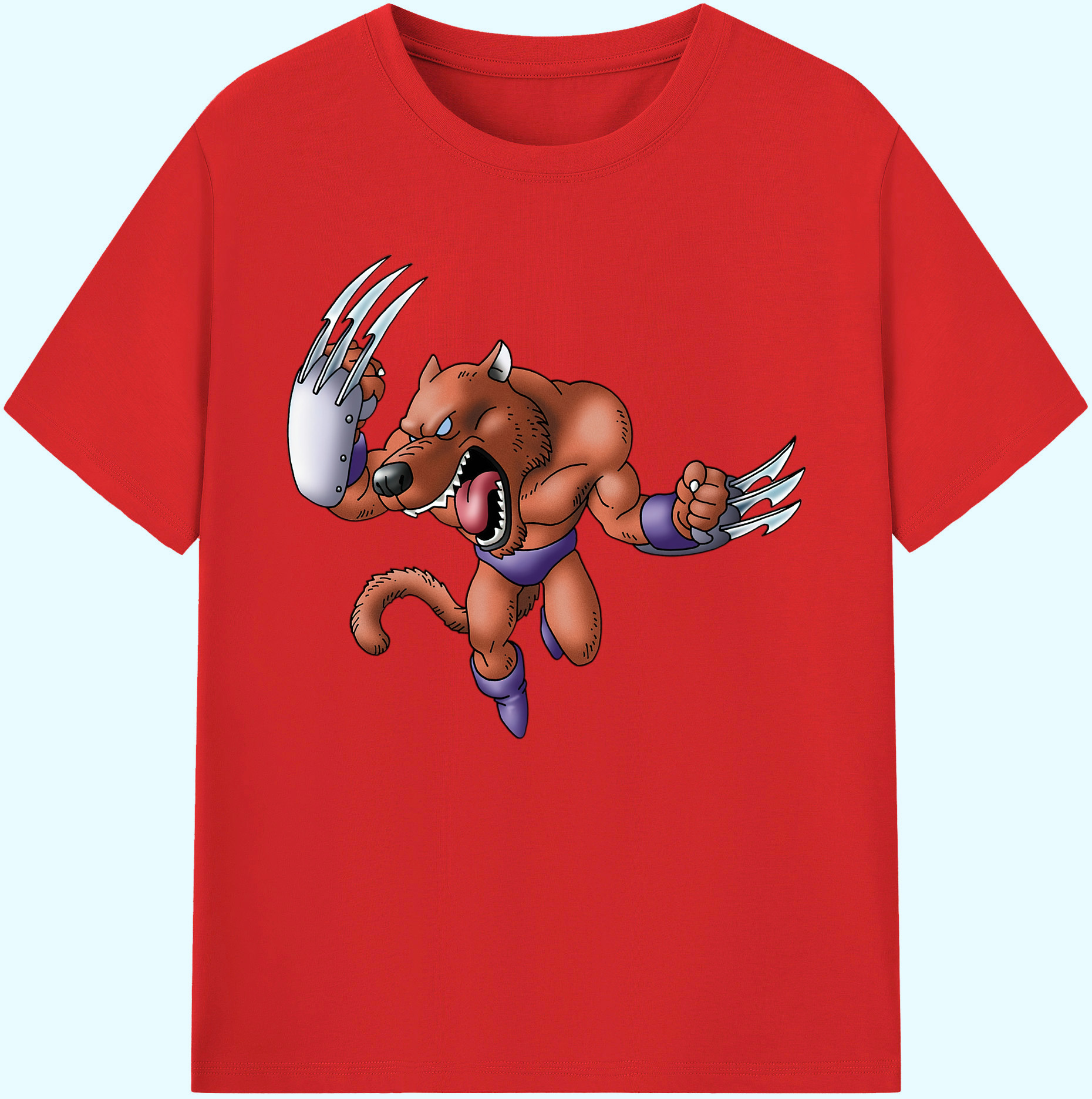 （画像用） ドラゴンクエスト Doragon Kuesuto Dragon Quest 綿100％ メンズ半袖Tシャツ｜肌触りやわらか＆通気性