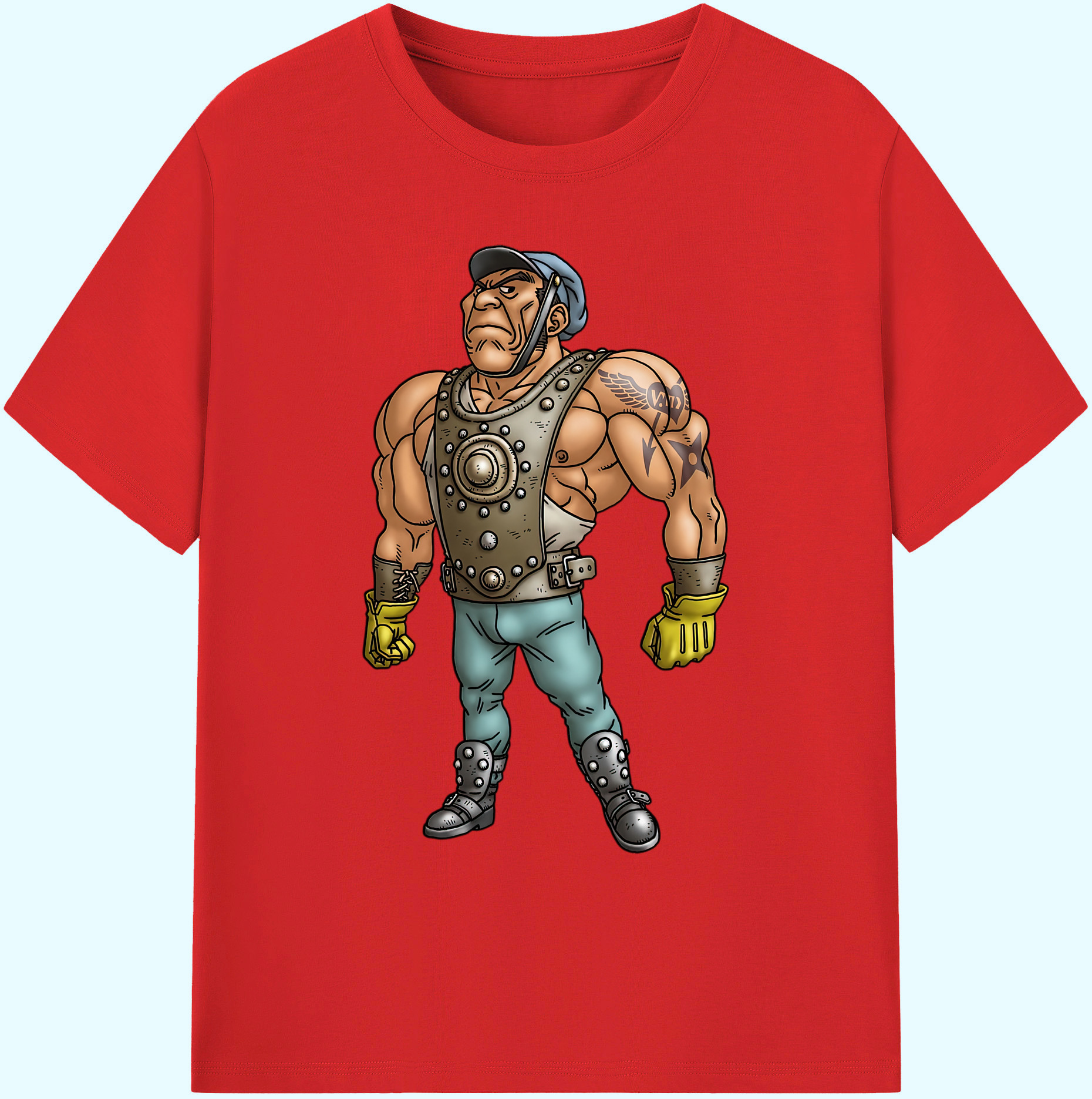 （画像用） ドラゴンクエスト Doragon Kuesuto Dragon Quest 綿100％ メンズ半袖Tシャツ｜肌触りやわらか＆通気性
