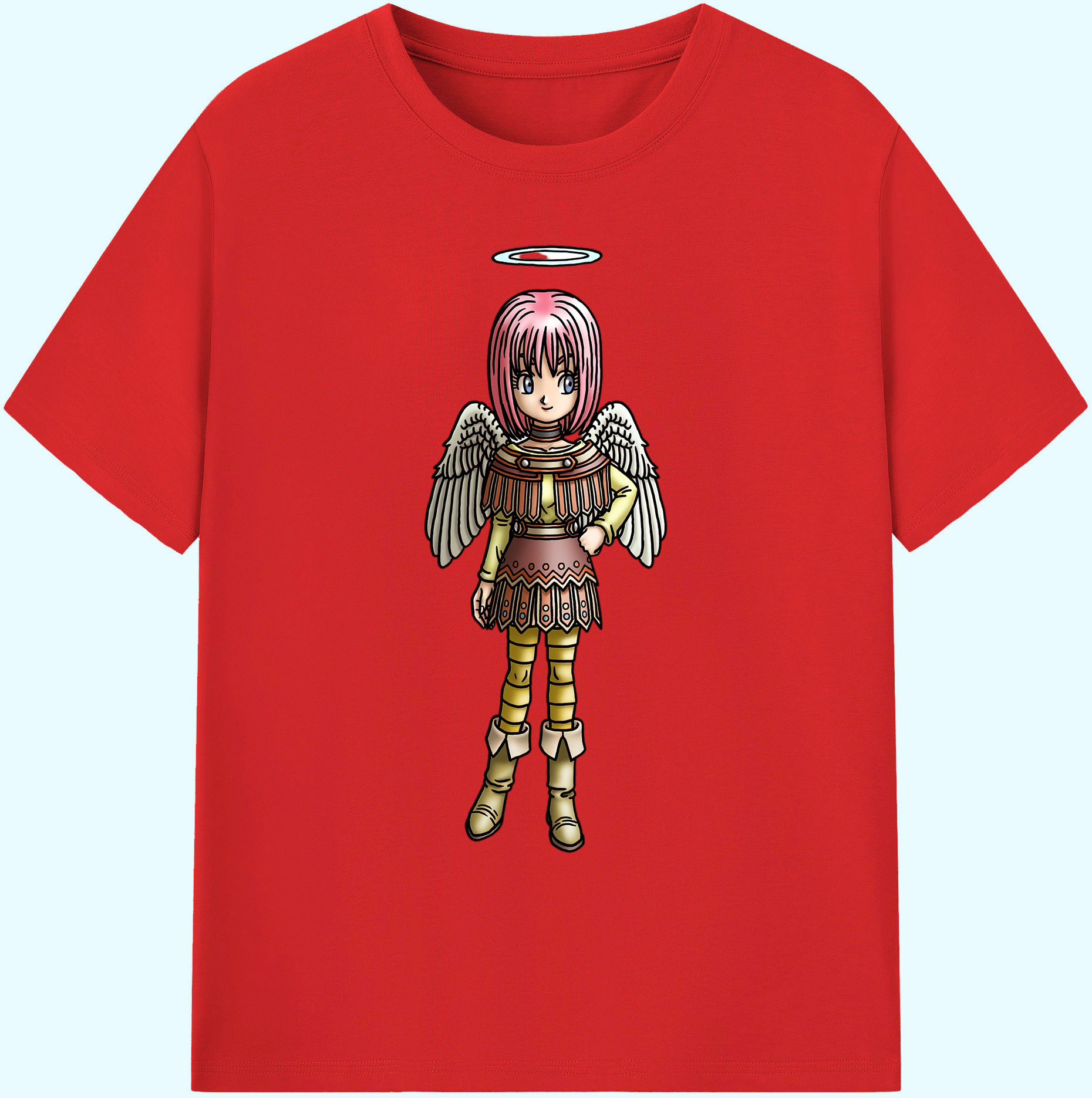 （画像用） ドラゴンクエスト Doragon Kuesuto Dragon Quest 綿100％ メンズ半袖Tシャツ｜肌触りやわらか＆通気性